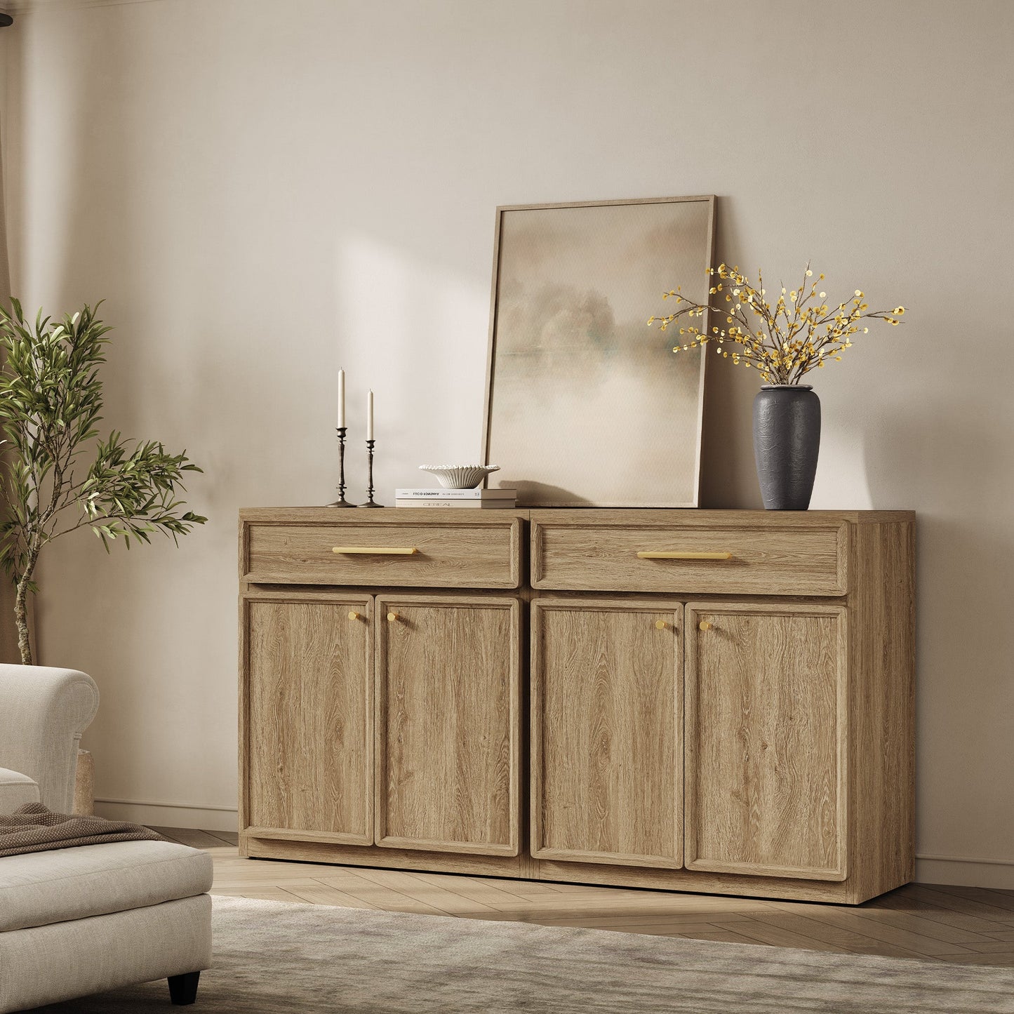 Crescent Sideboard Buffet Cabinet