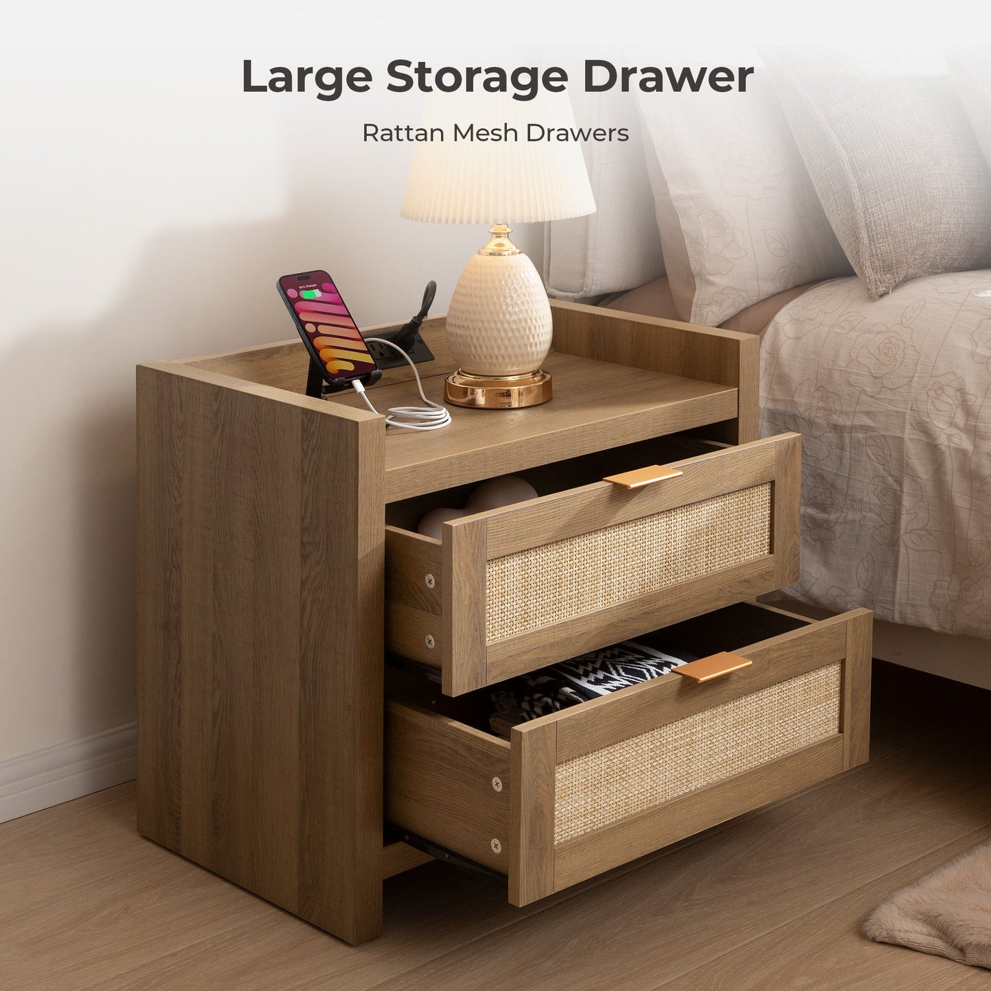 Savanna Wardrobes Closet,Dresser and Nightstand Set