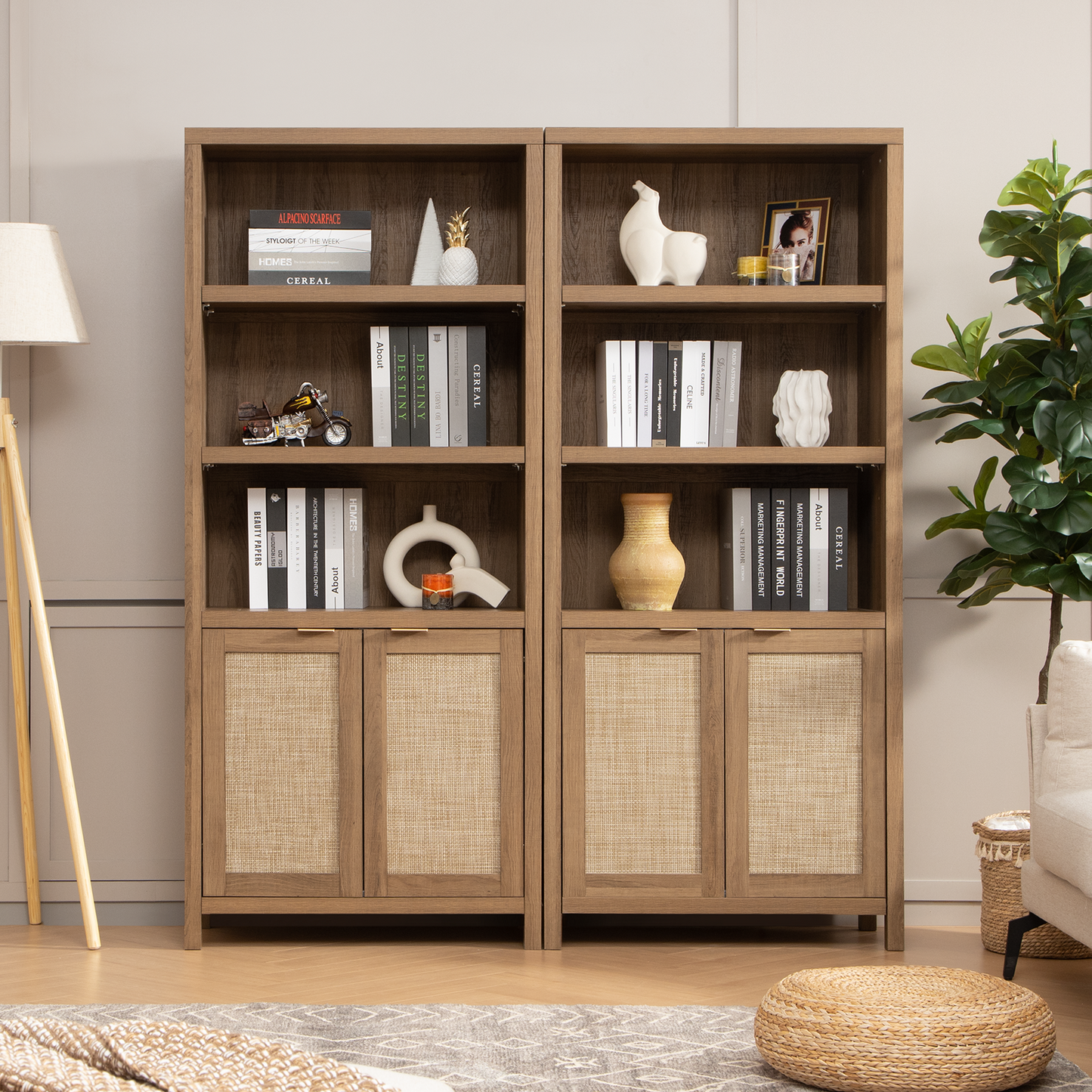 Savanna 70.9'' Tall Black Bookcase