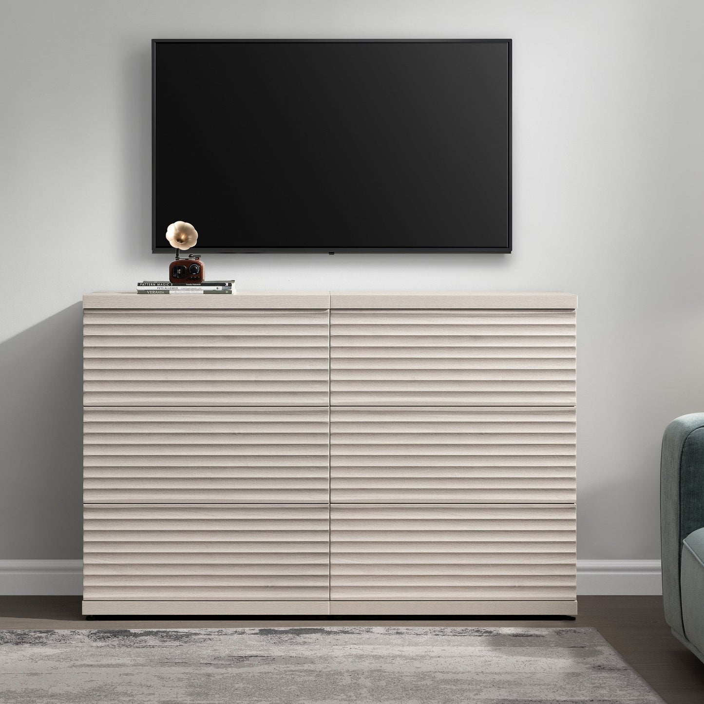 Stria Sideboard with 3 Drawers
