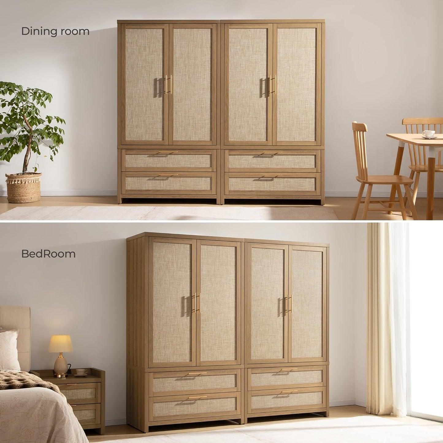 Savanna Wardrobe Closet, 71Inch Height