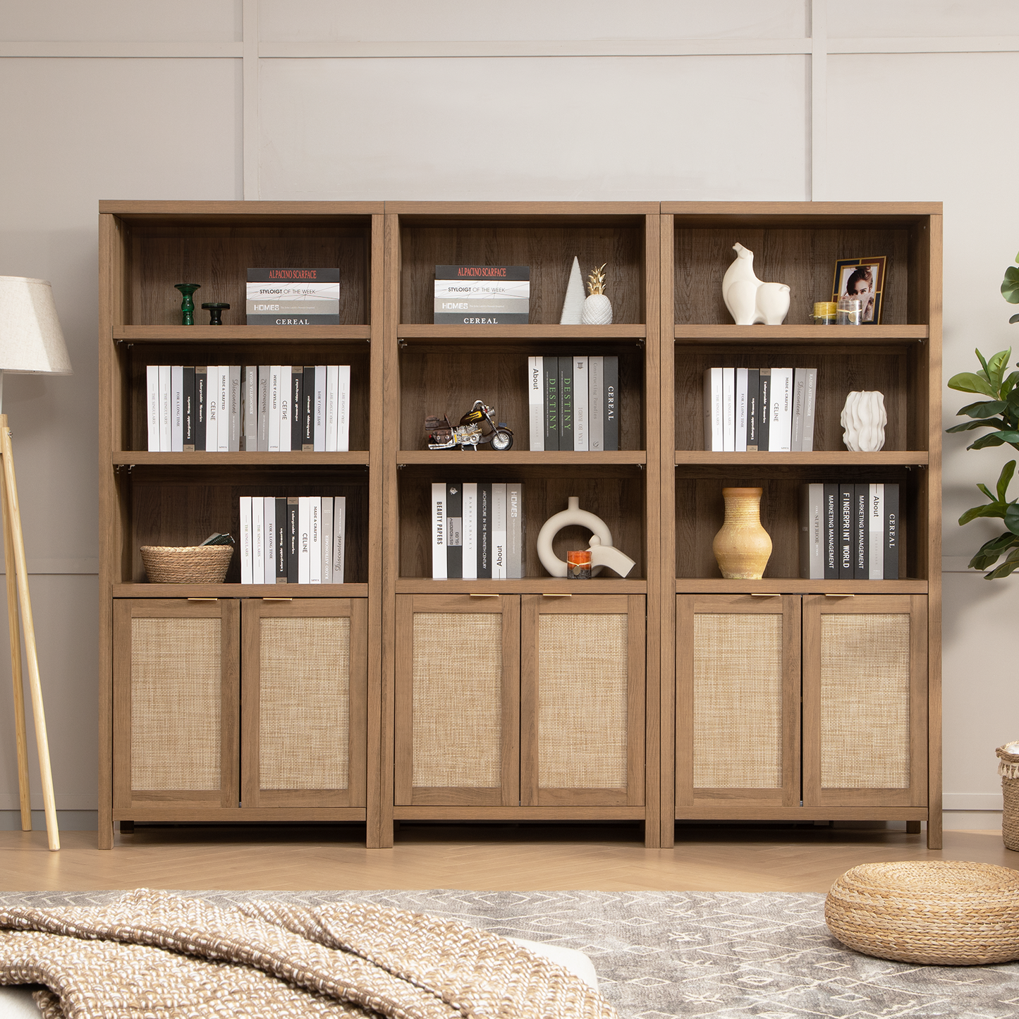 Savanna 70.9'' Tall Black Bookcase