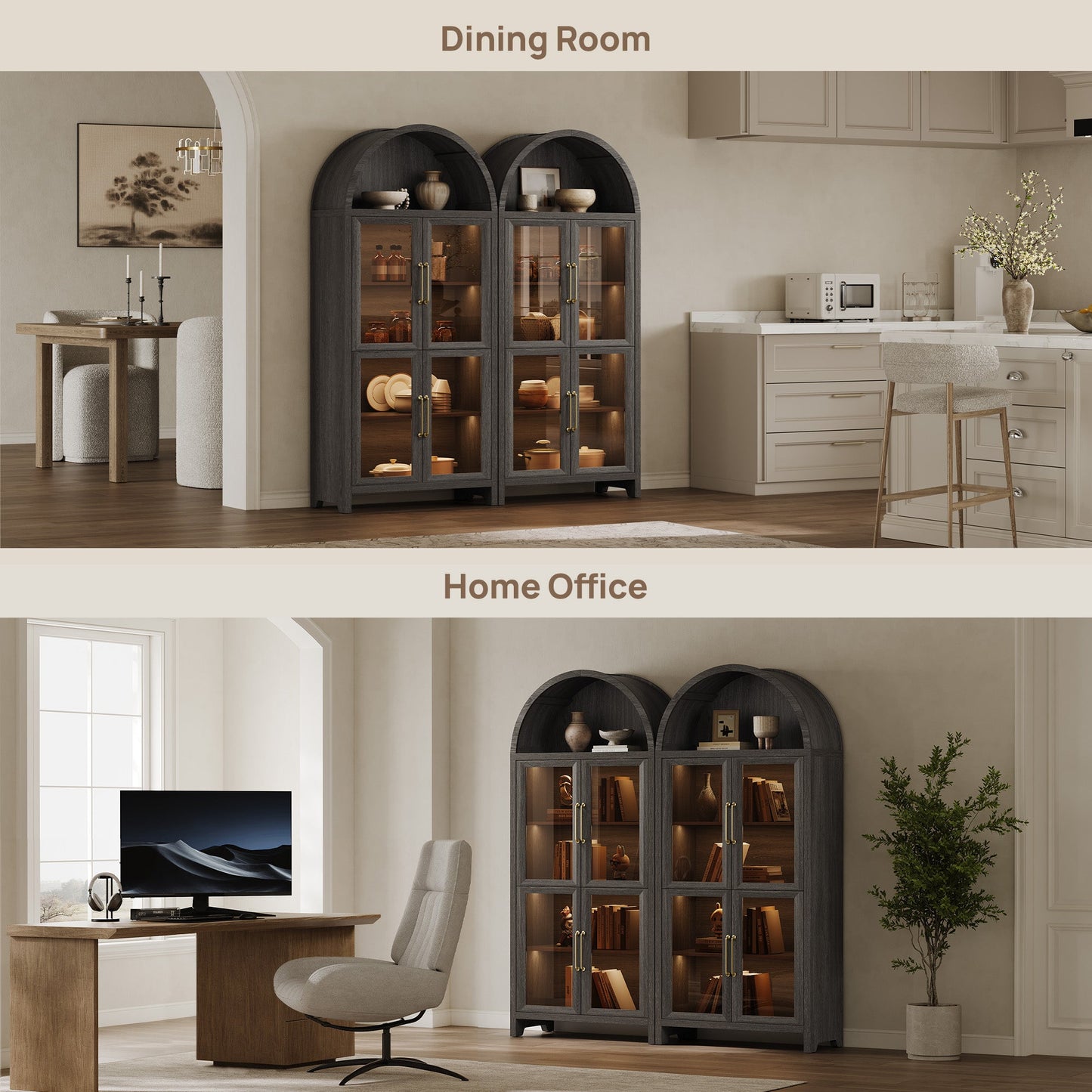 Helio Dining Room Cabinet with Lights