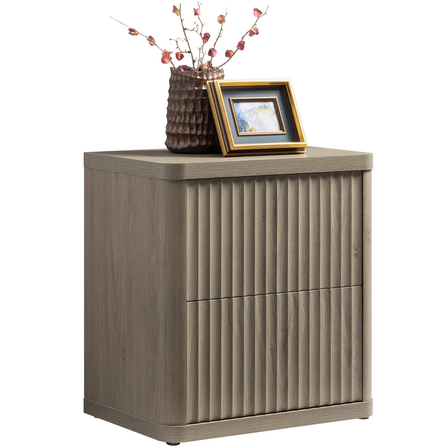 Cas Nightstand with 2 Drawers
