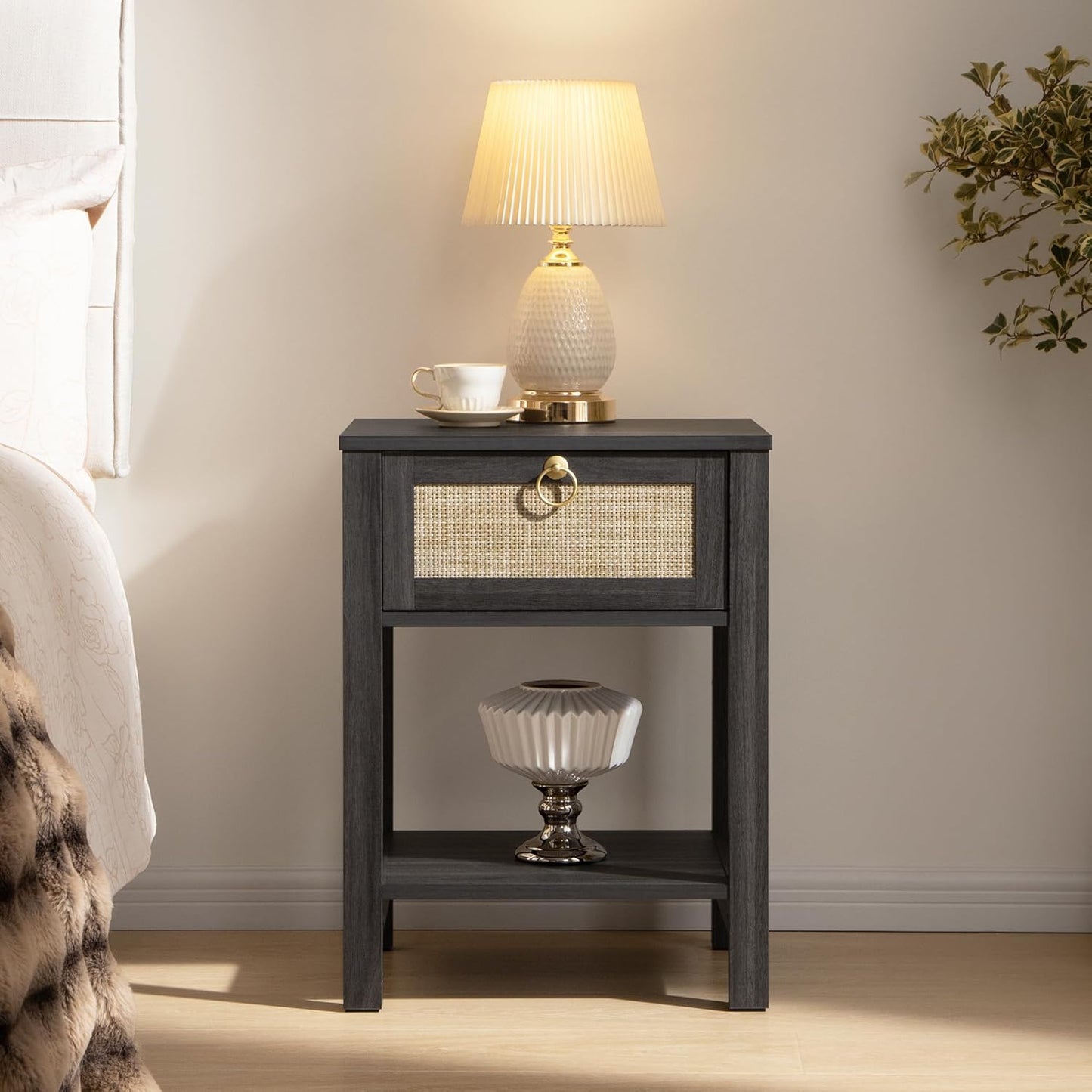 Terra Nightstand with Drawer