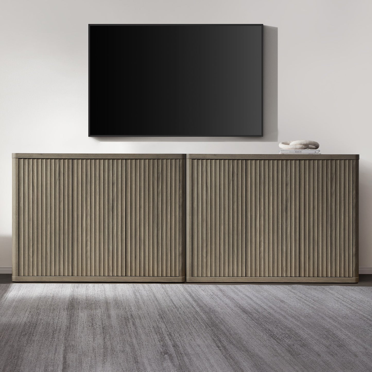 Cas TV Stand with Doors