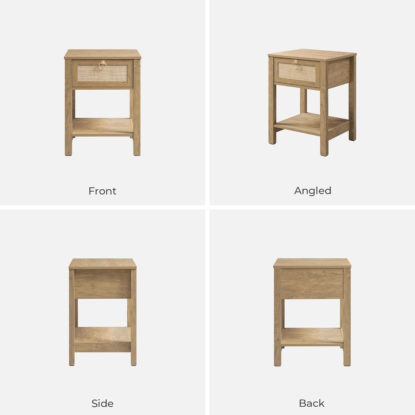 Terra 6 Drawers Dresser and Nightstands Set