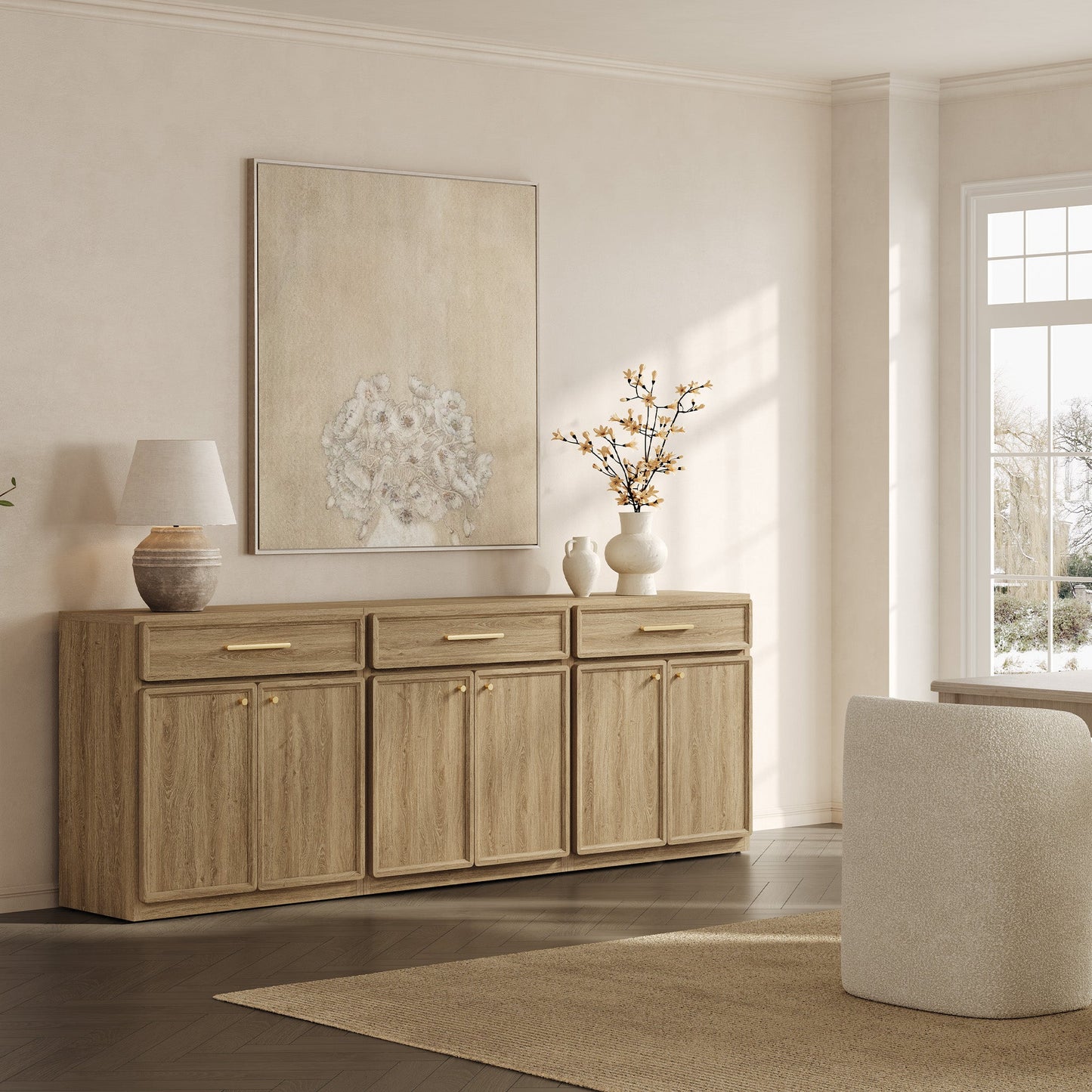 Crescent Sideboard Buffet Cabinet