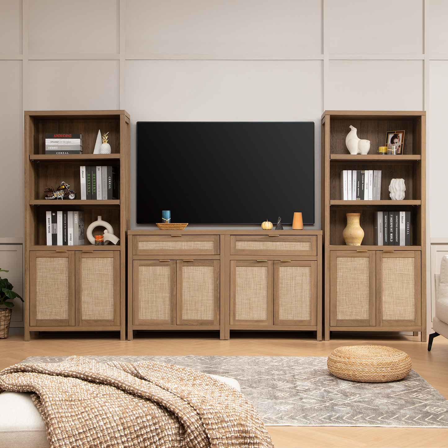 Savanna 70.9'' Tall Black Bookcase