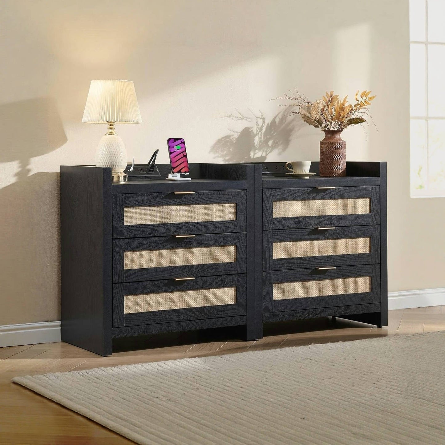 Savanna 3 Drawers Nightstand