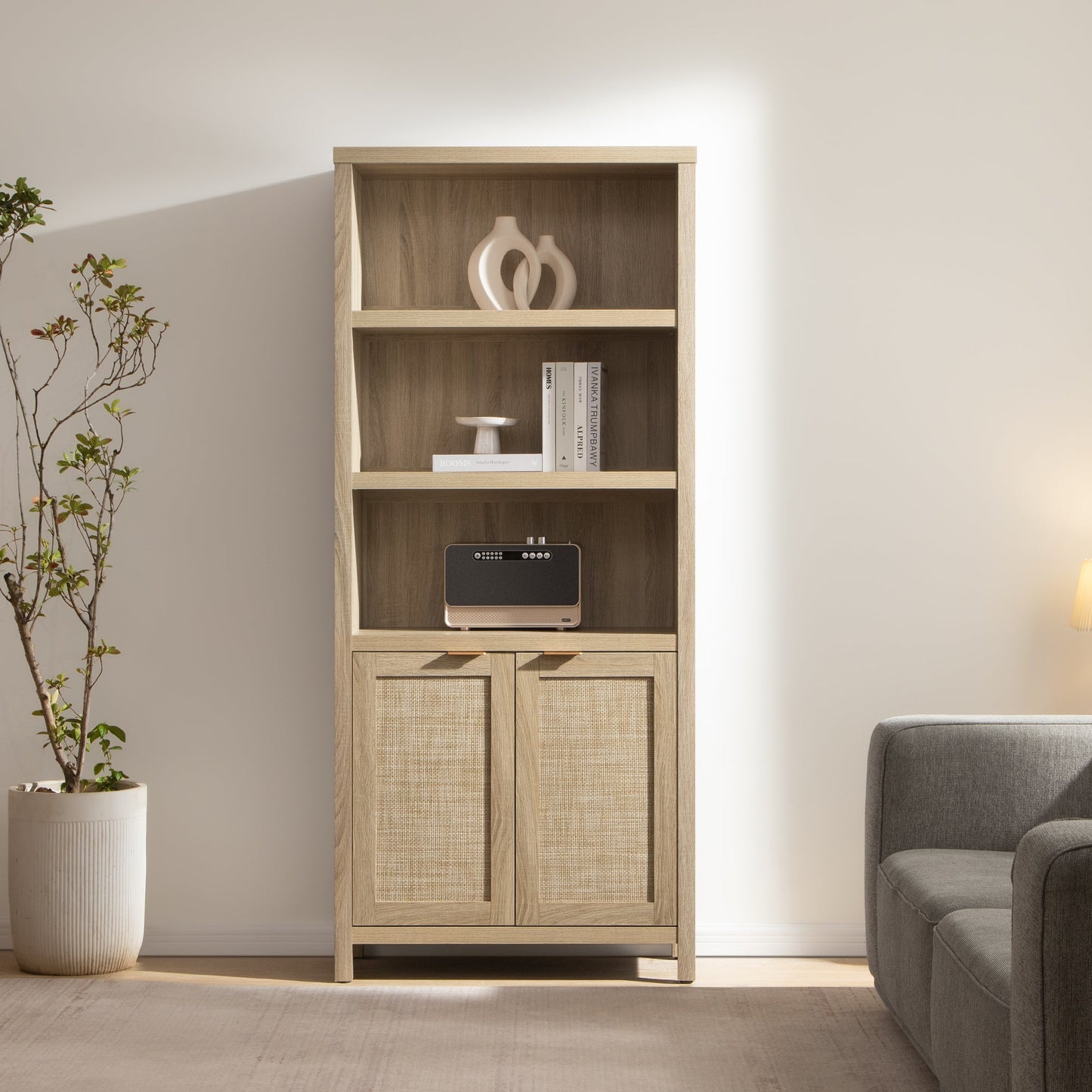 Savanna 70.9'' Tall Black Bookcase