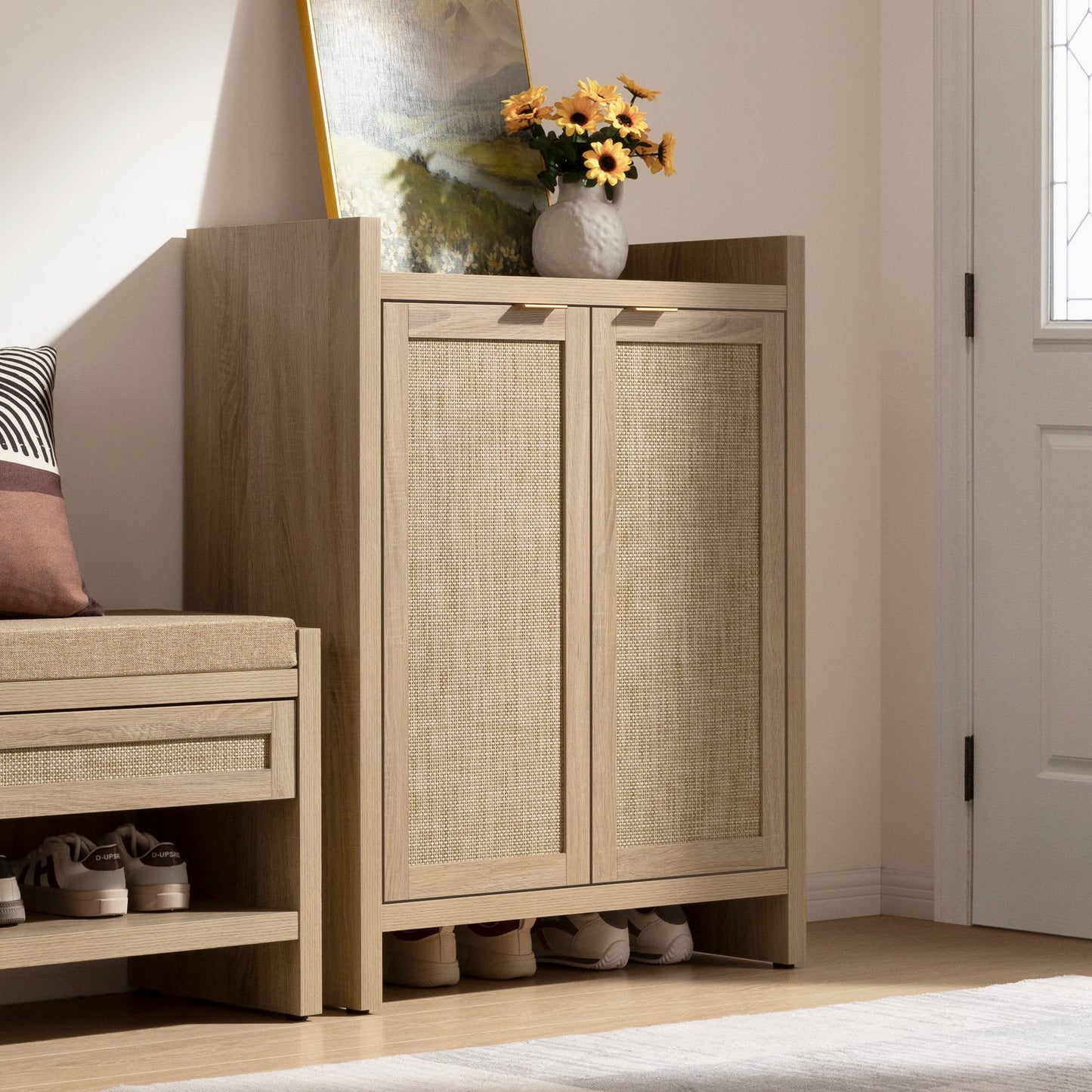 Savanna Shoe Cabinet, 24 Pairs Shoes
