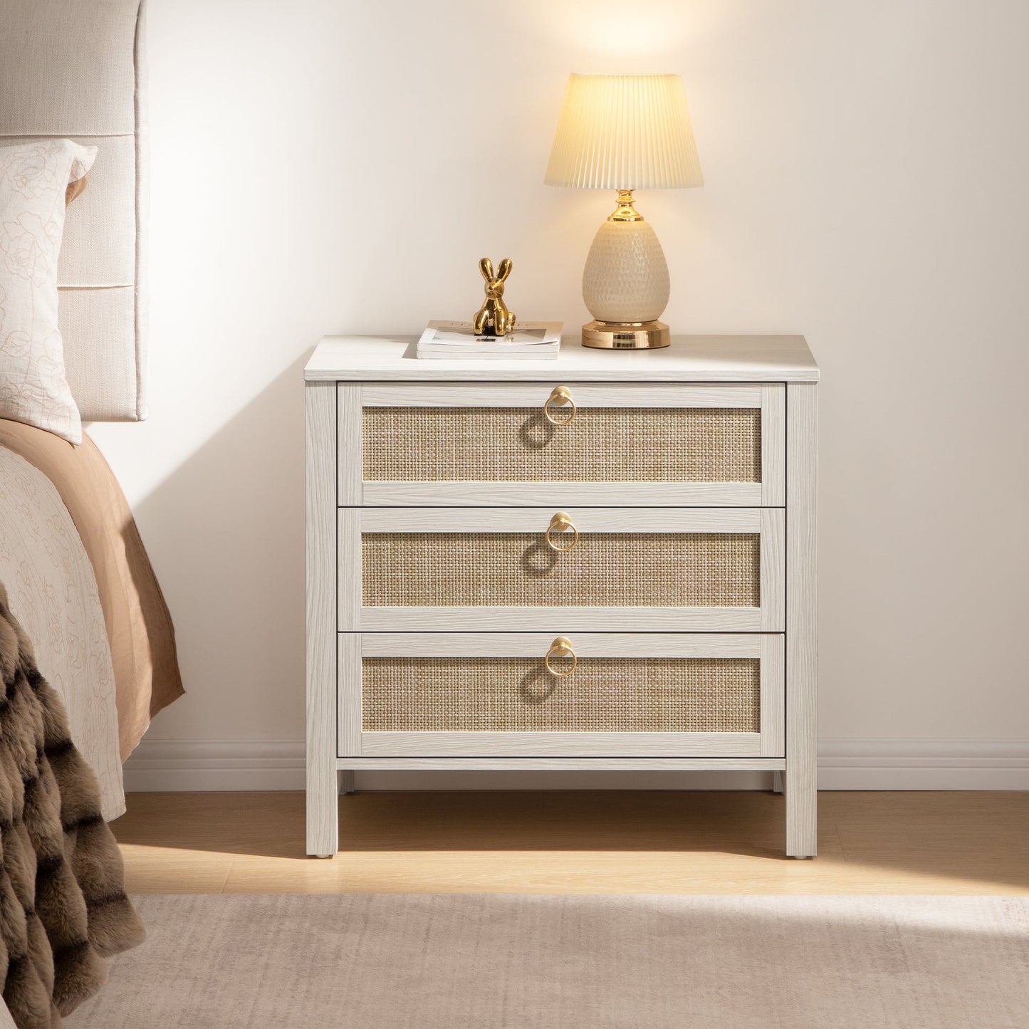Terra Dresser and 3 Drawers Nightstands Sets