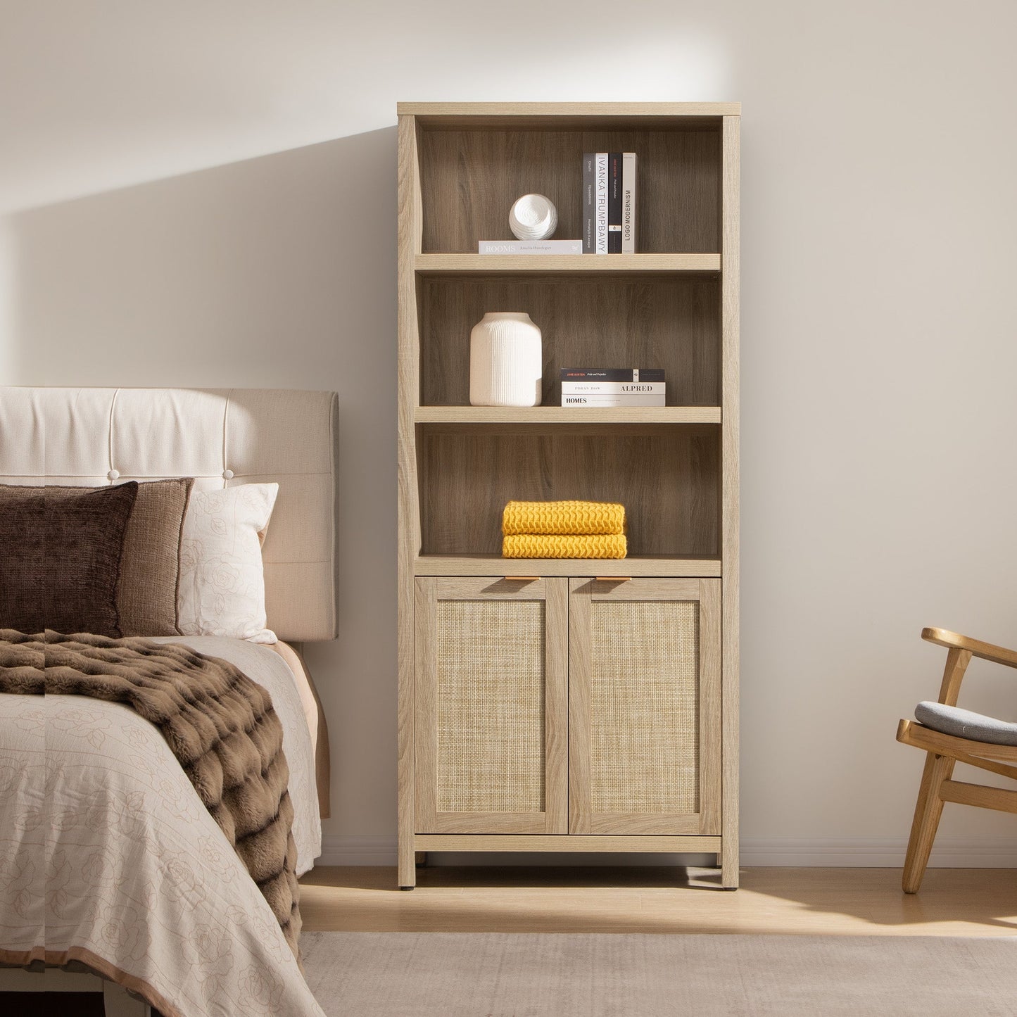 Savanna 70.9'' Tall Black Bookcase