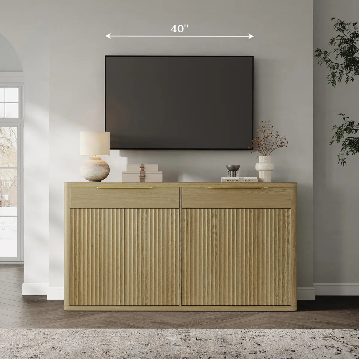 Cas Sideboard Buffet with 2 Drawers