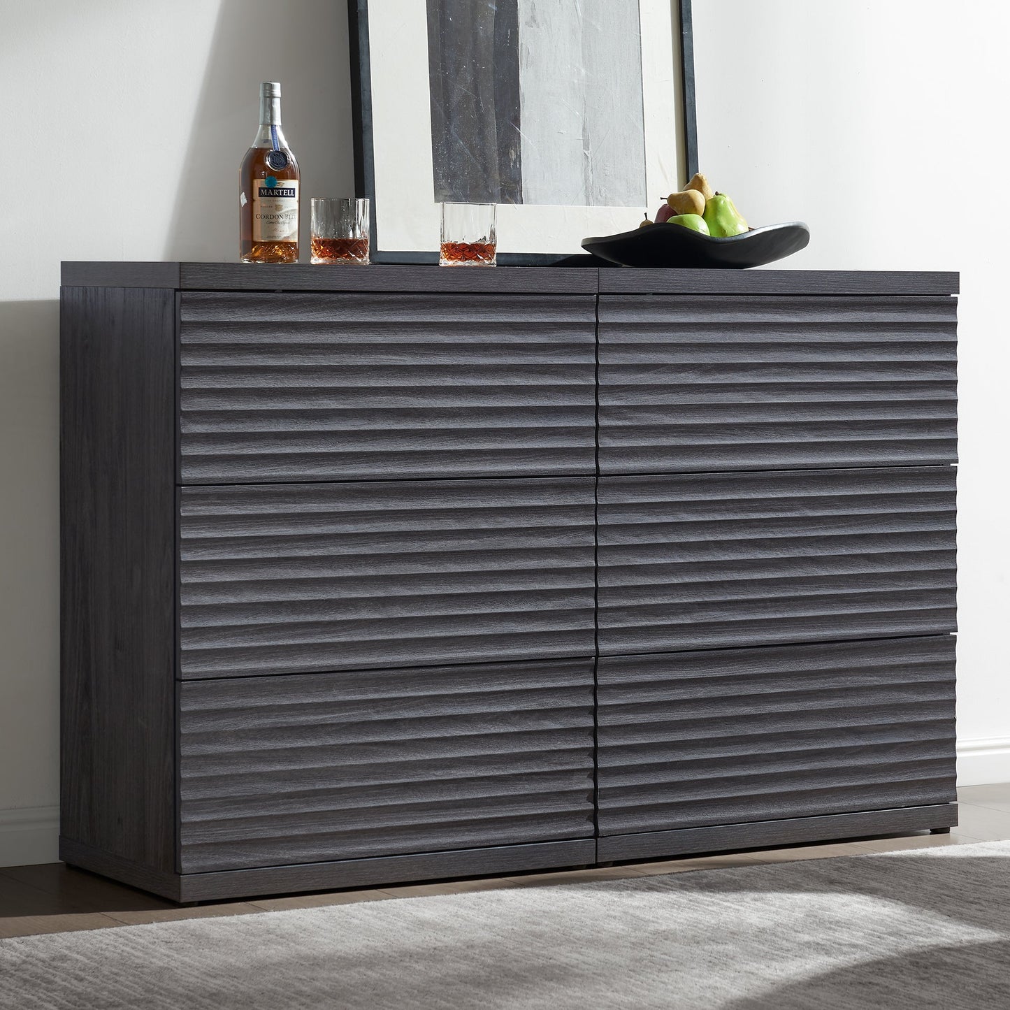 Stria Sideboard with 3 Drawers