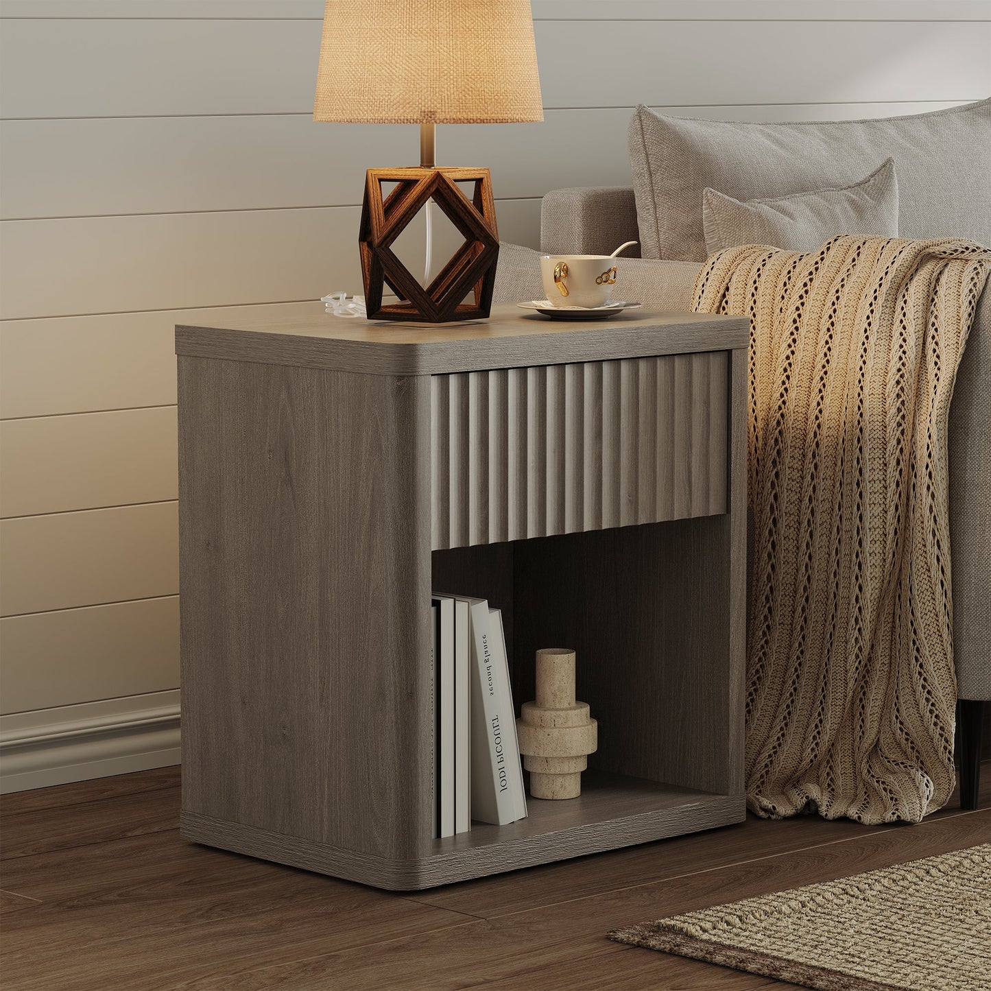 Stria Dresser and Night Tables Set