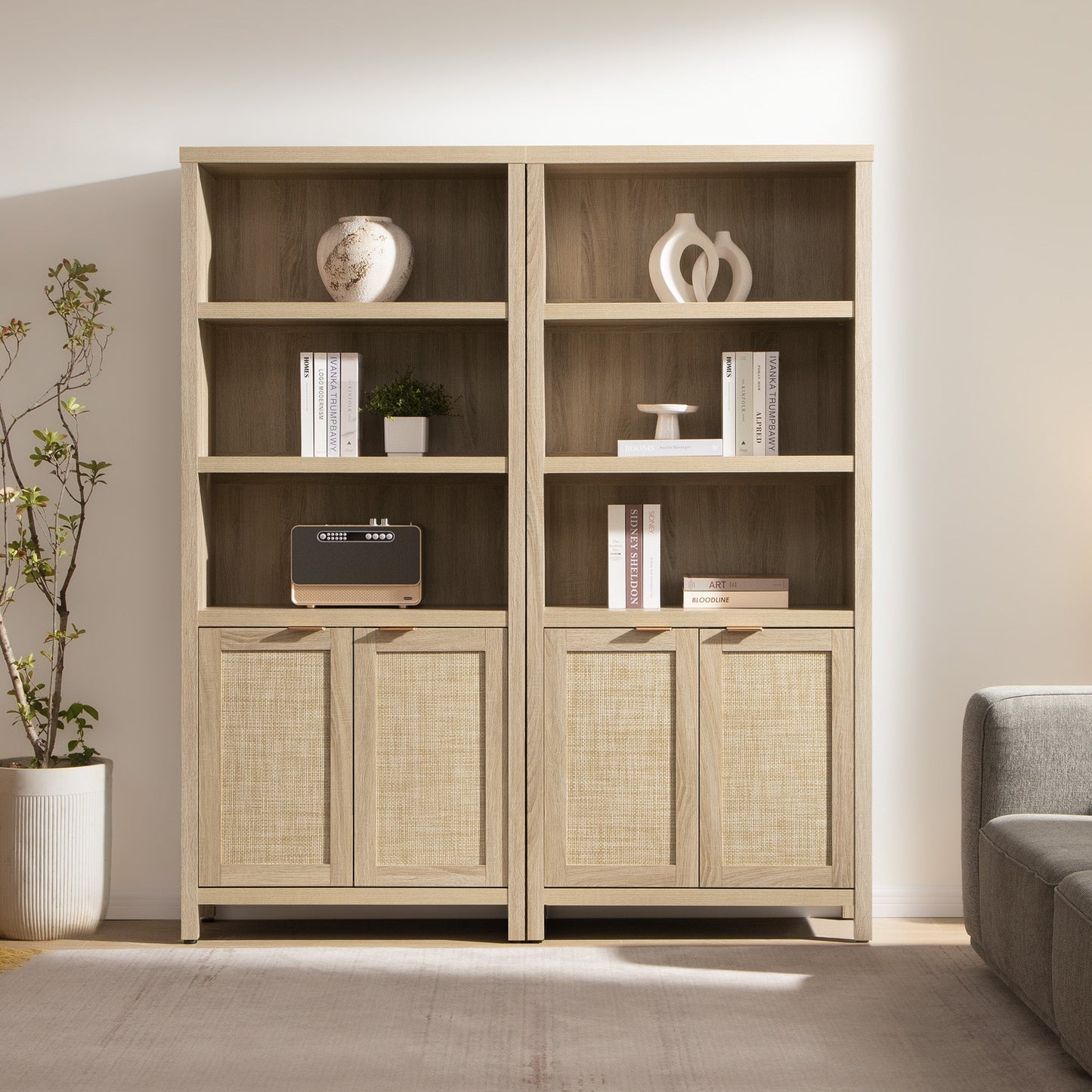Savanna 70.9'' Tall Black Bookcase