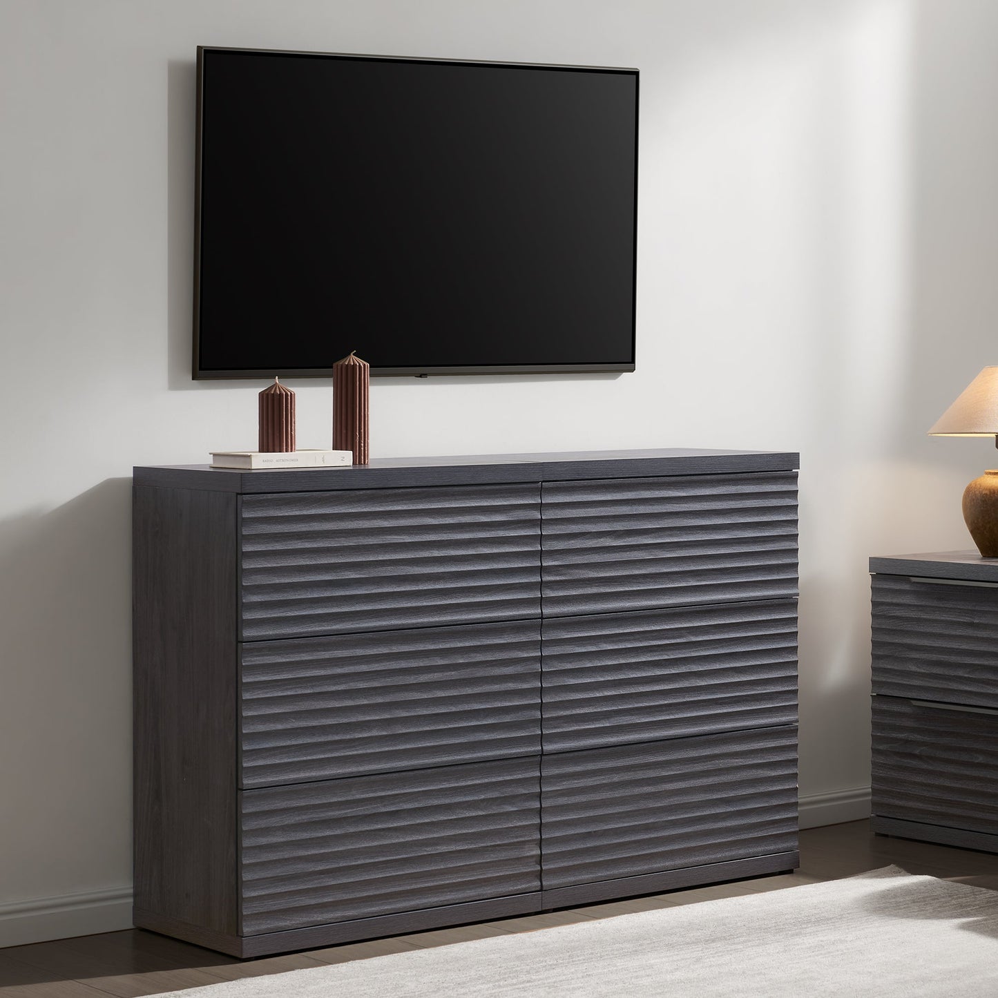 Stria Sideboard with 3 Drawers