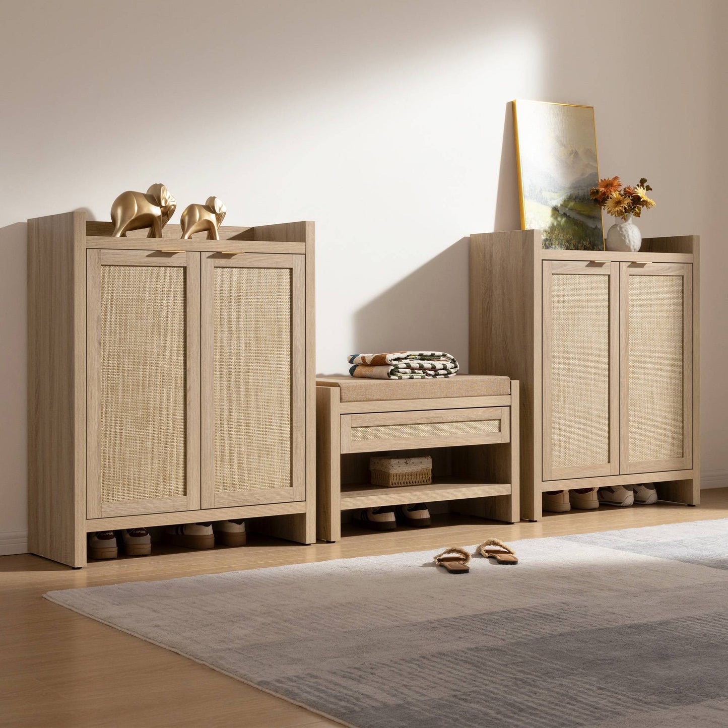 Savanna Shoe Cabinet, 24 Pairs Shoes