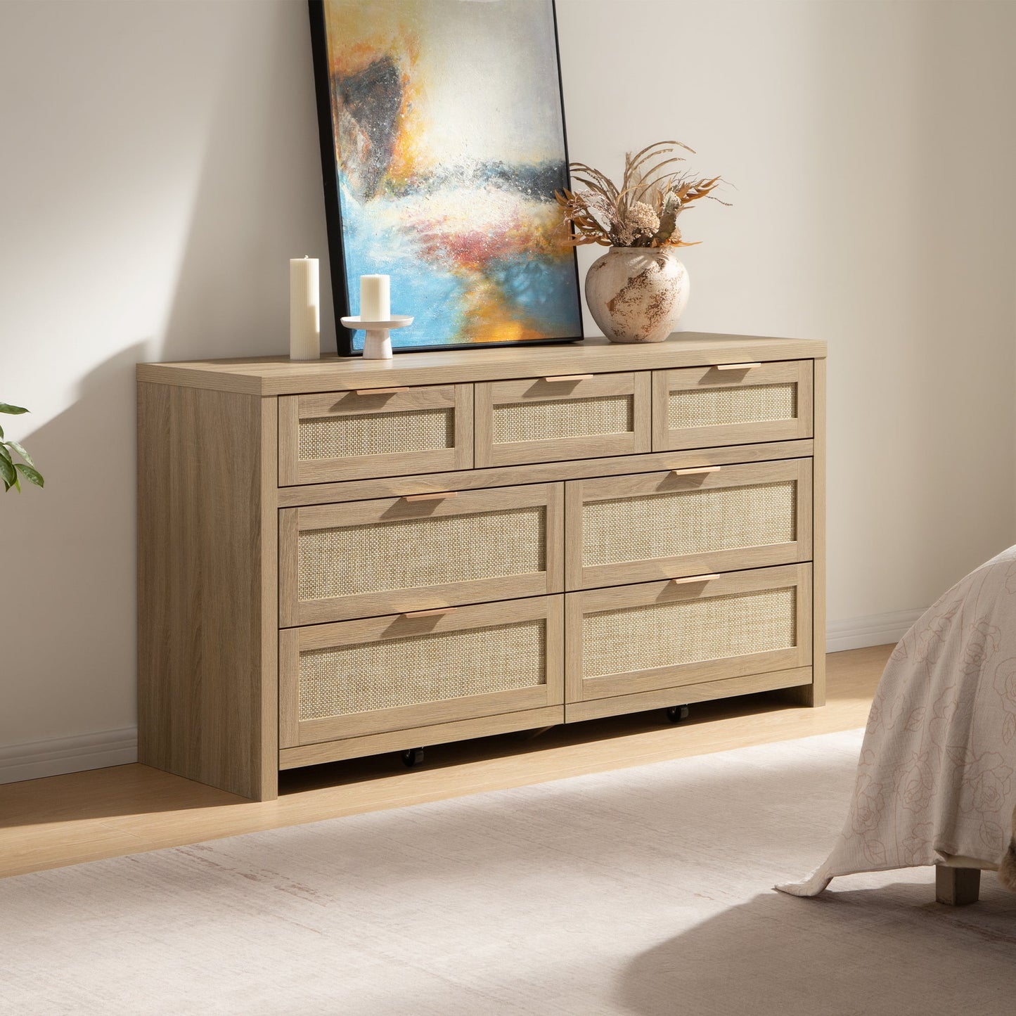 Savanna Wardrobes Closet,Dresser and Nightstand Set