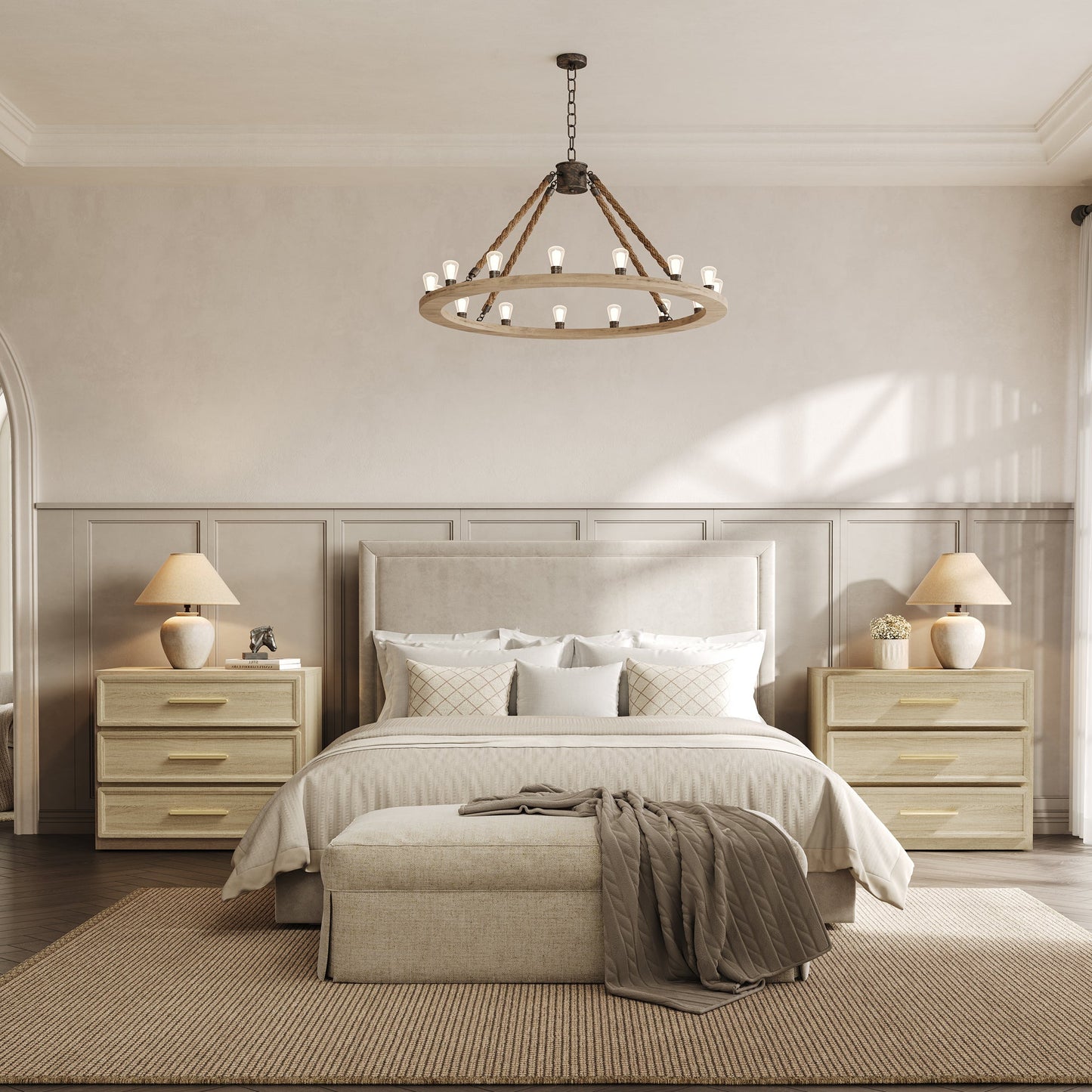 Crescent Modular Dresser and Nightstands Set
