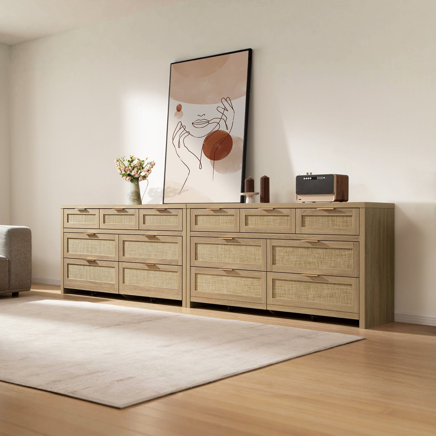 Savanna Wardrobes Closet and Dresser Set