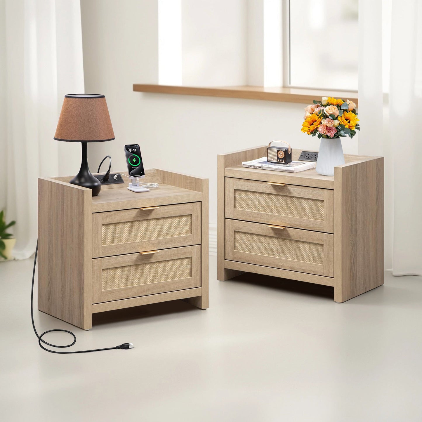 Savanna Wardrobes Closet,Dresser and Nightstand Set