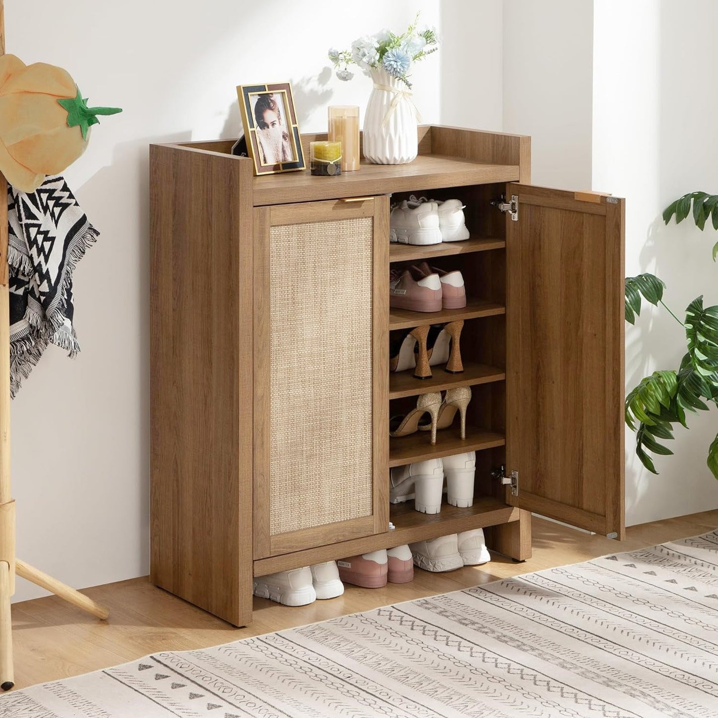 Savanna Shoe Cabinet, 24 Pairs Shoes