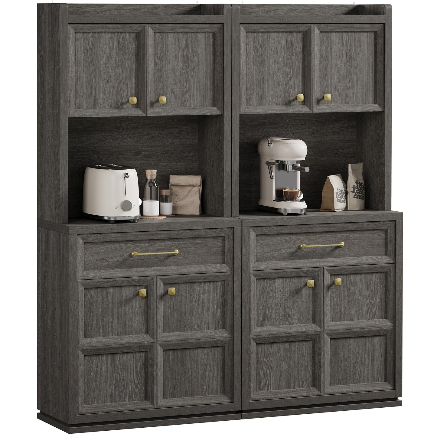 Helio White Pantry Cabinet