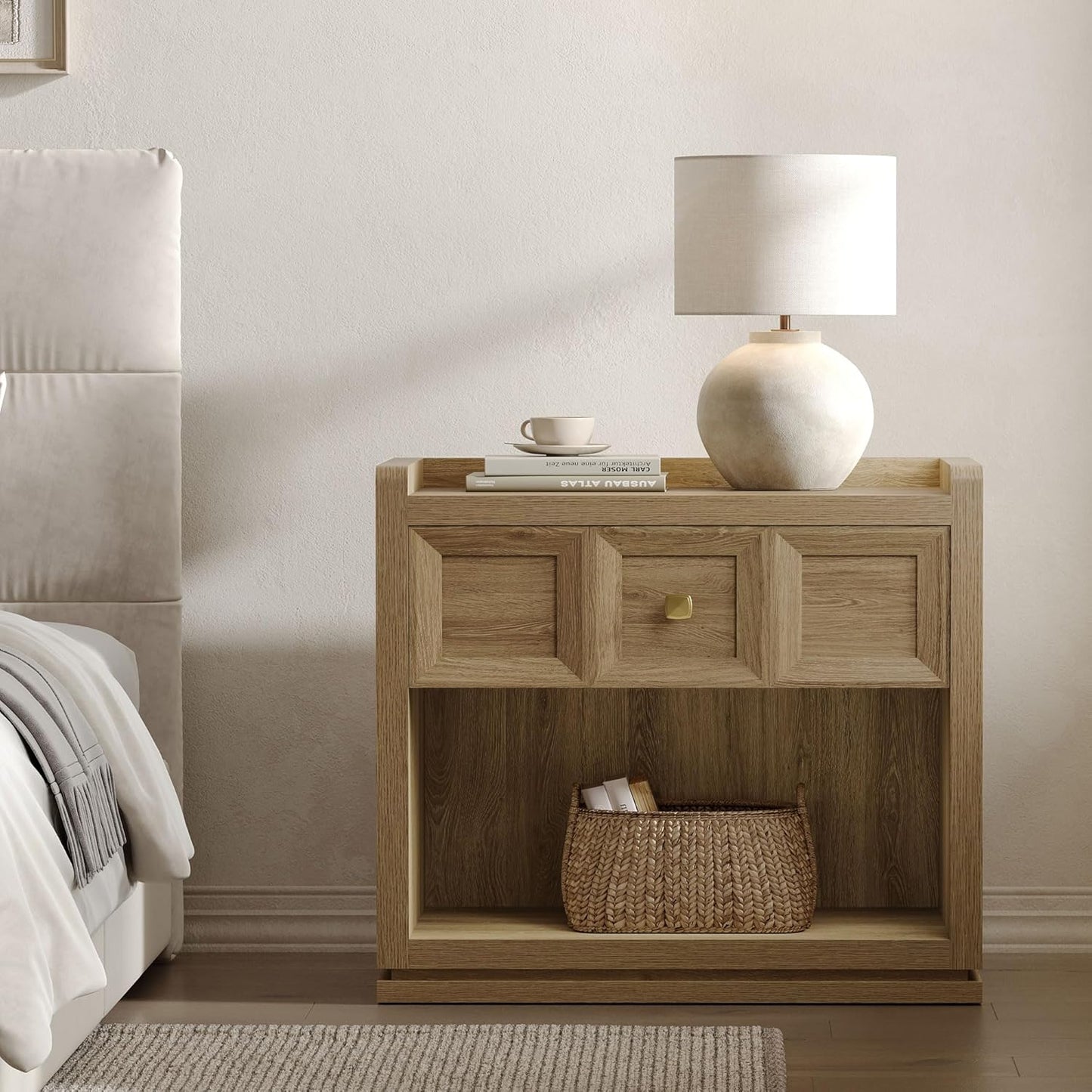 Helio Nightstands Set, 26 Inch Wide