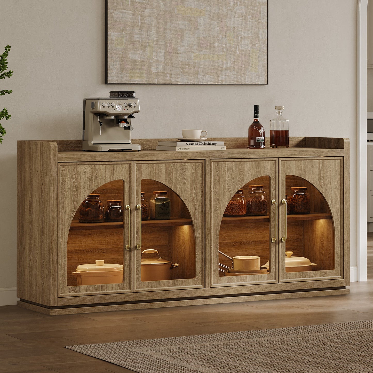 Helio Sideboard with Glass Doors