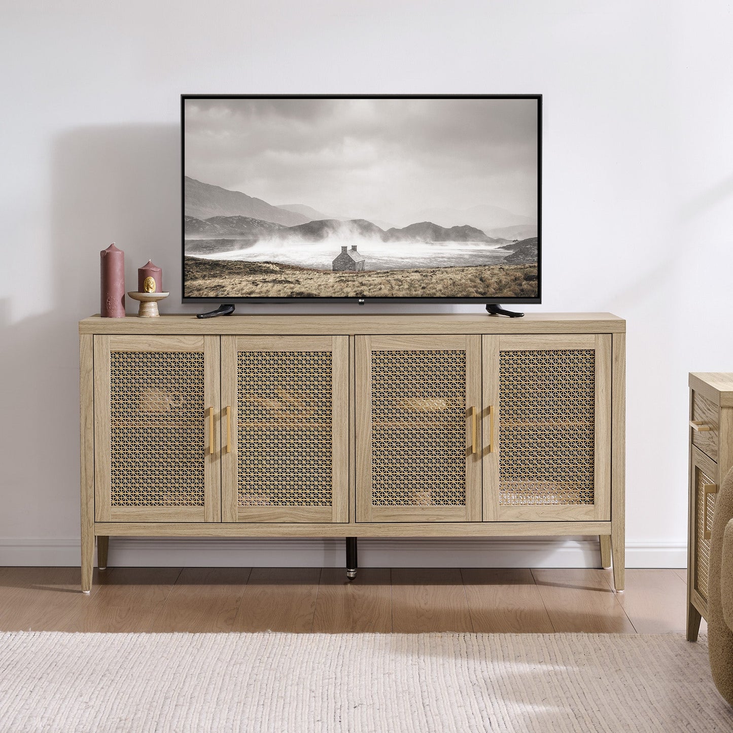 Andy TV Stand with 4 Doors
