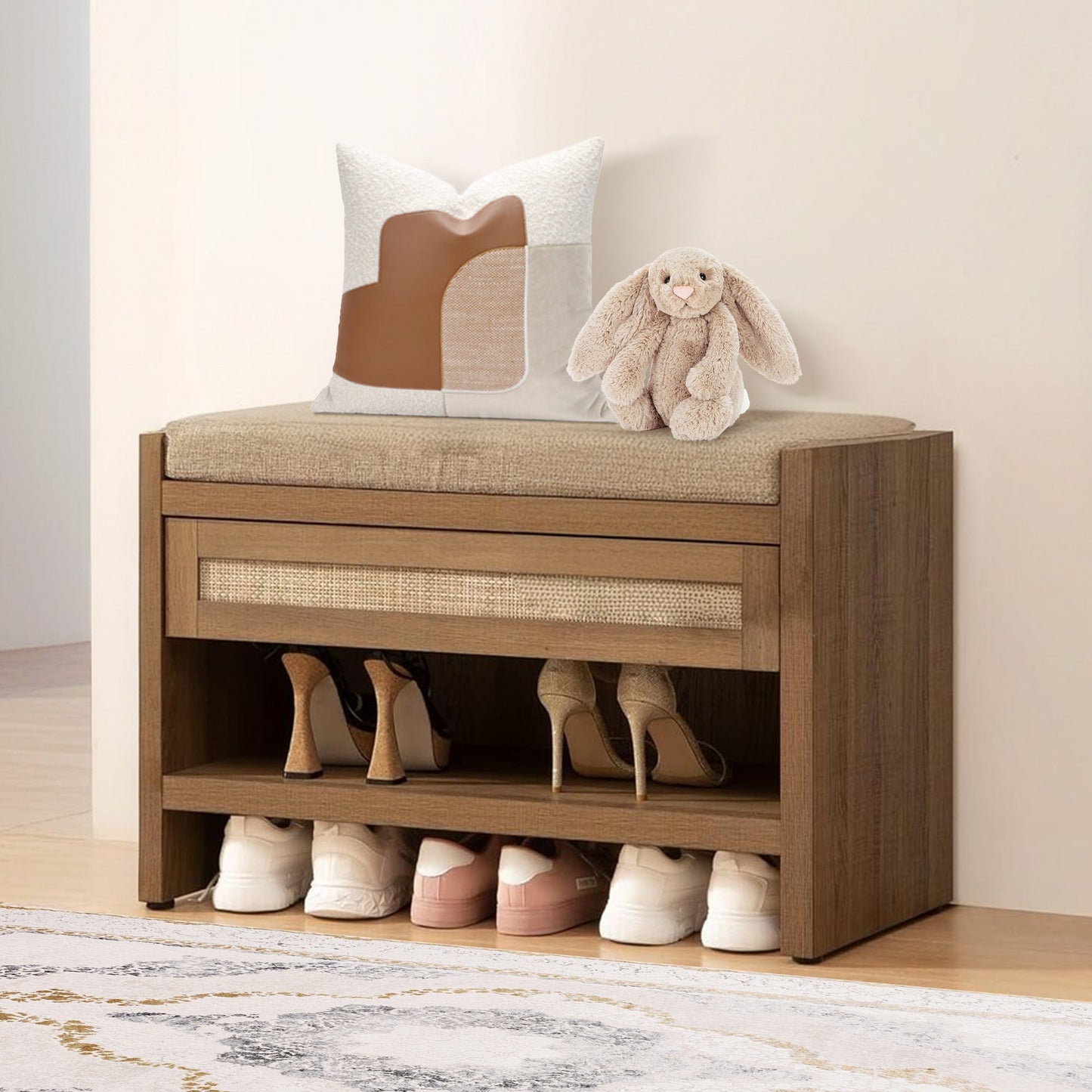 Savanna Shoe Bench with Storage