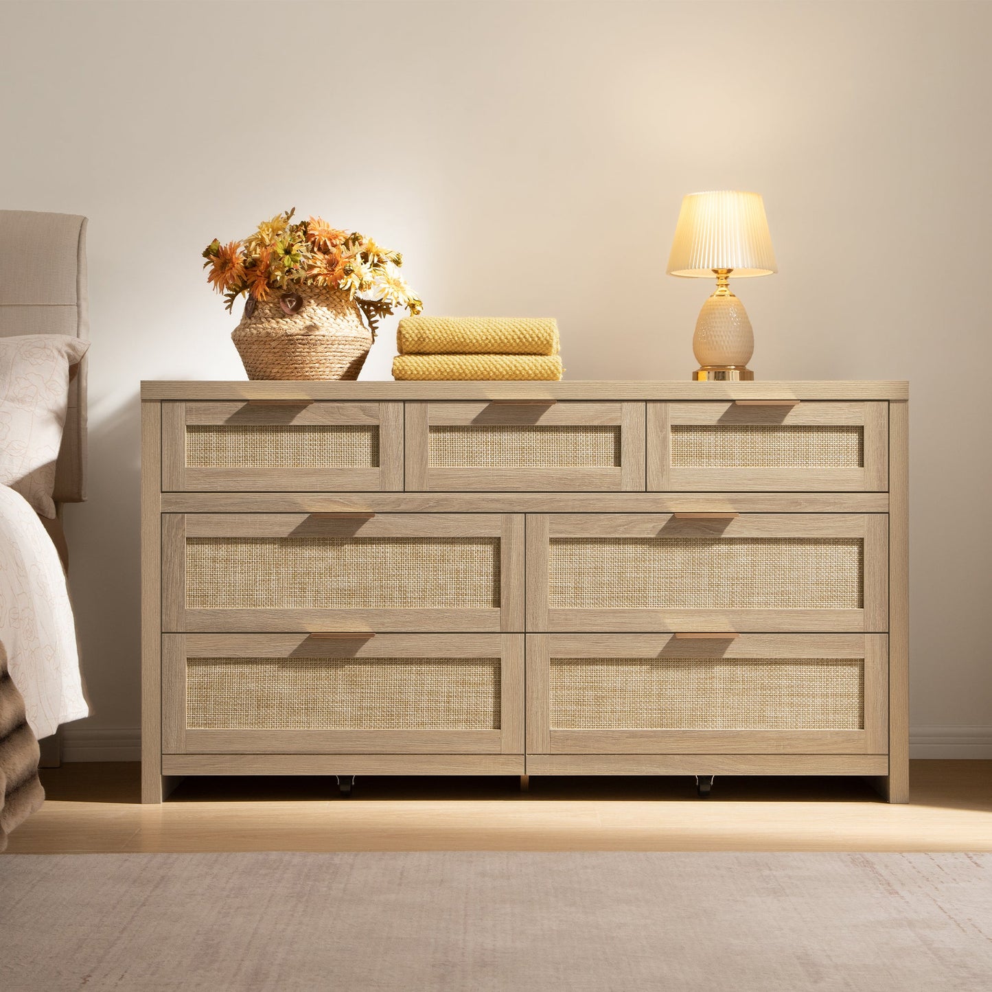 Savanna Nightstand and Dresser Set