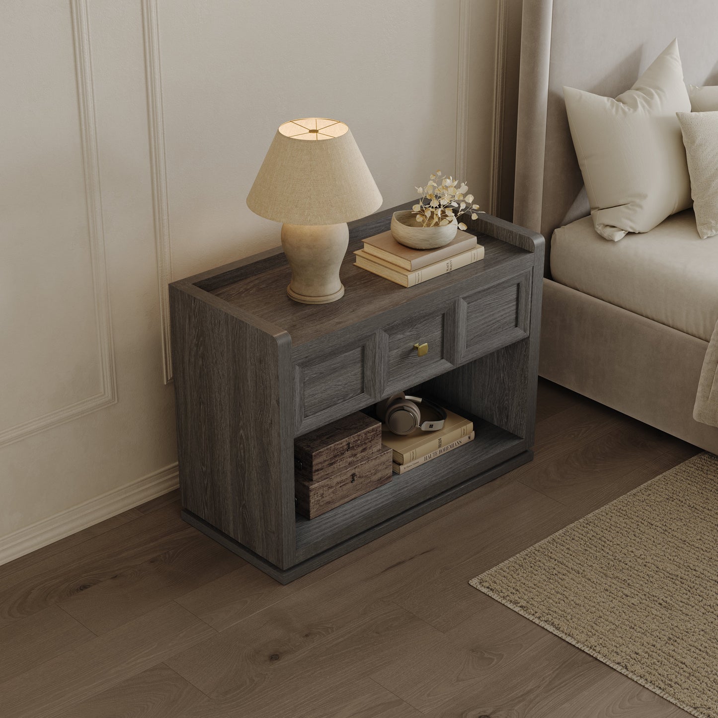 Helio Side Table, 31 Inch Wide