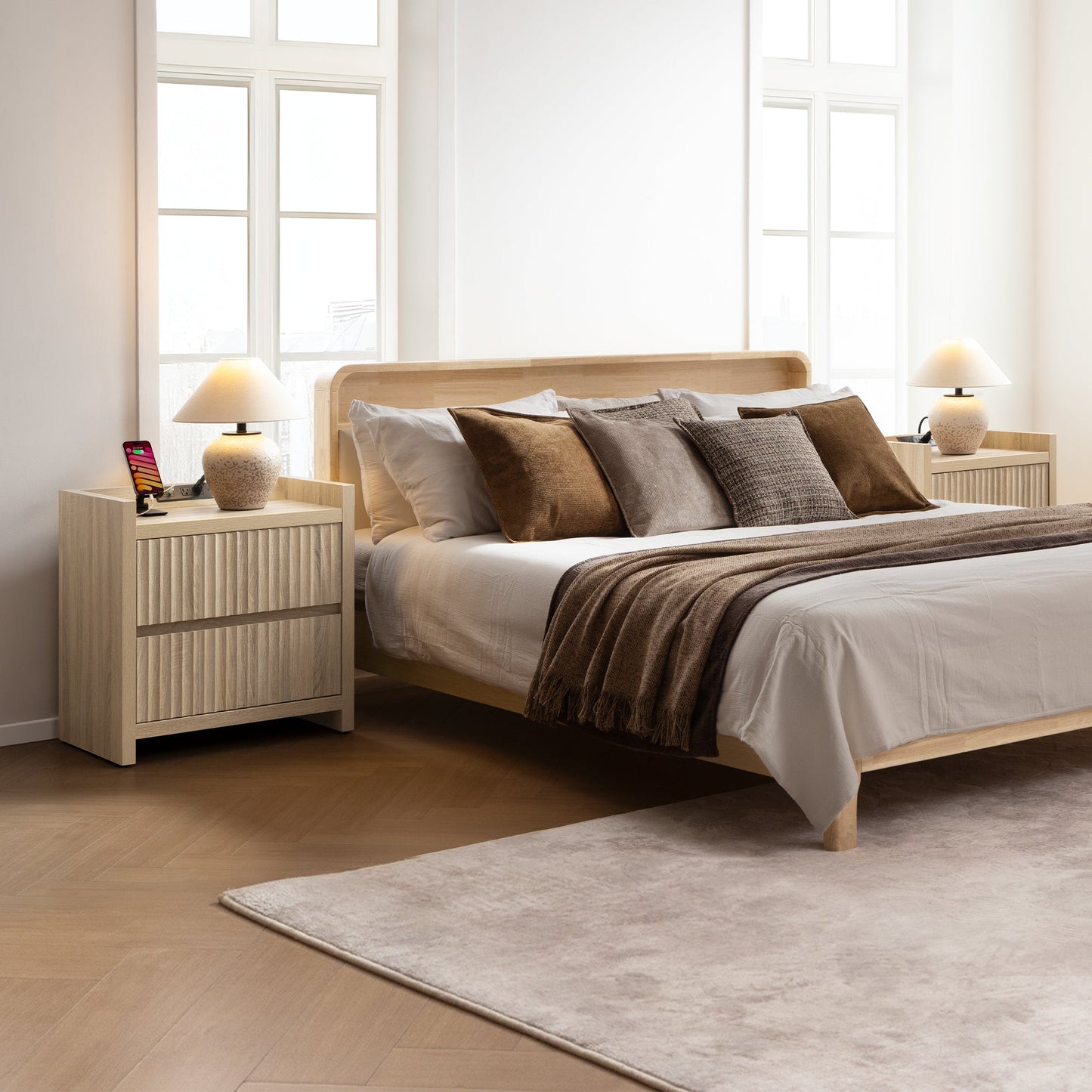 Prelude End Tables, 2 Drawers