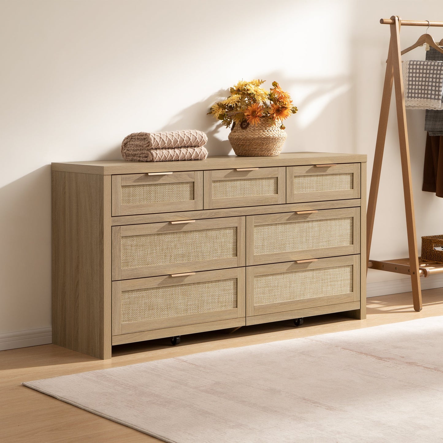Savanna Nightstand and Dresser Set