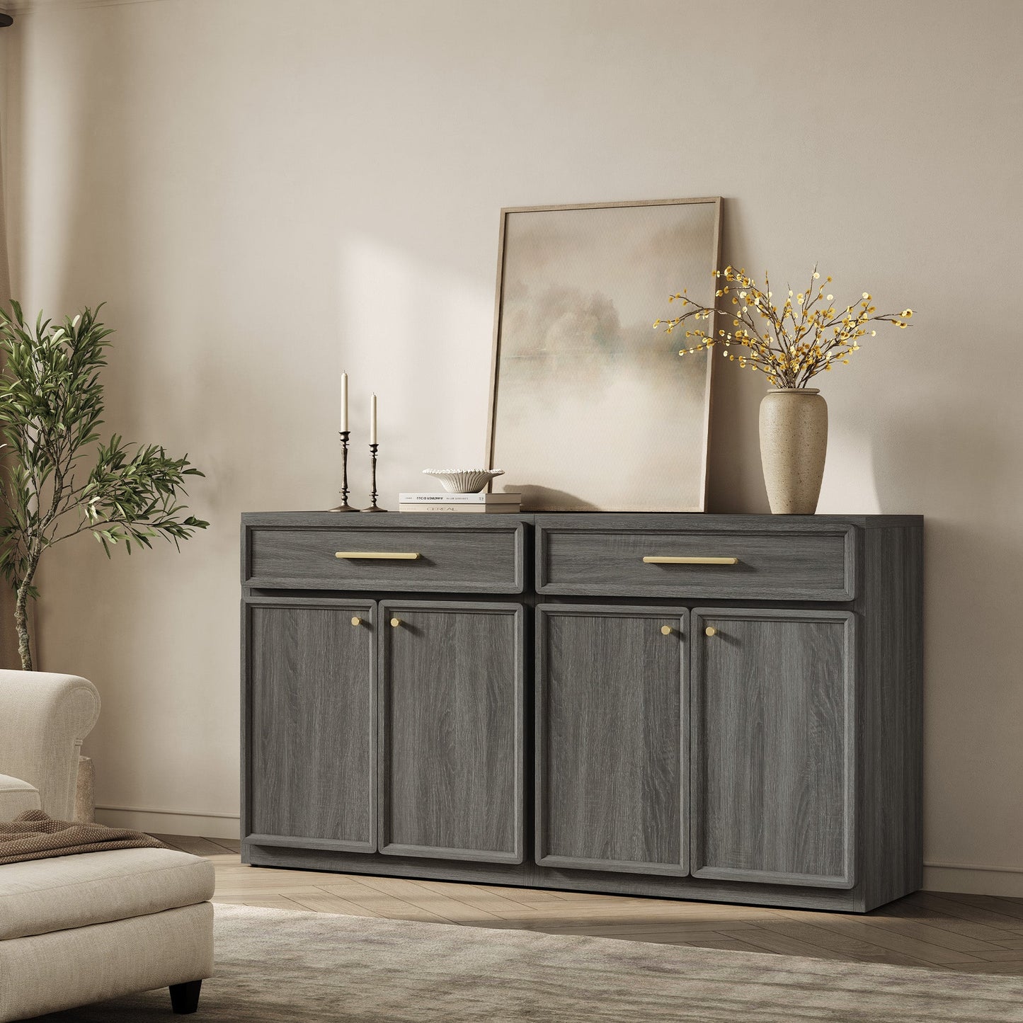 Crescent Sideboard Buffet Cabinet