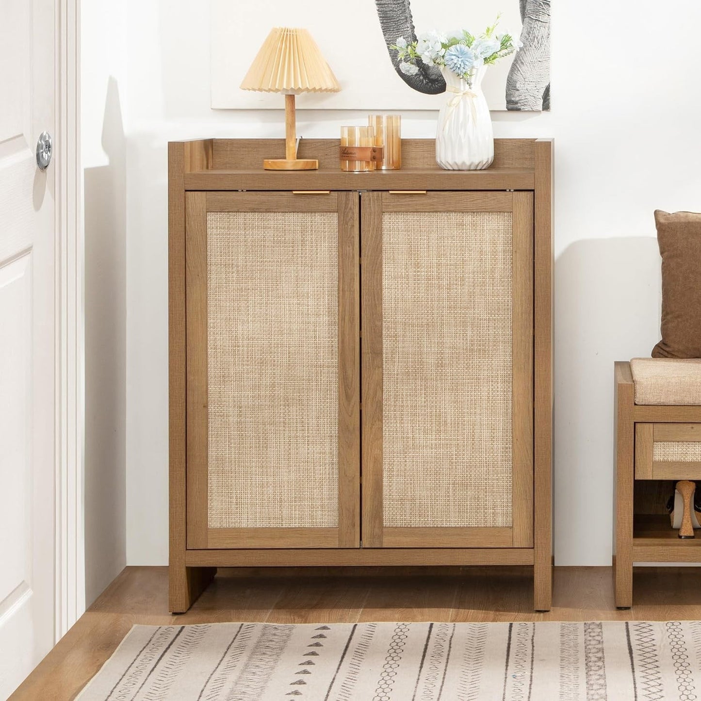 Savanna Shoe Cabinet, 24 Pairs Shoes