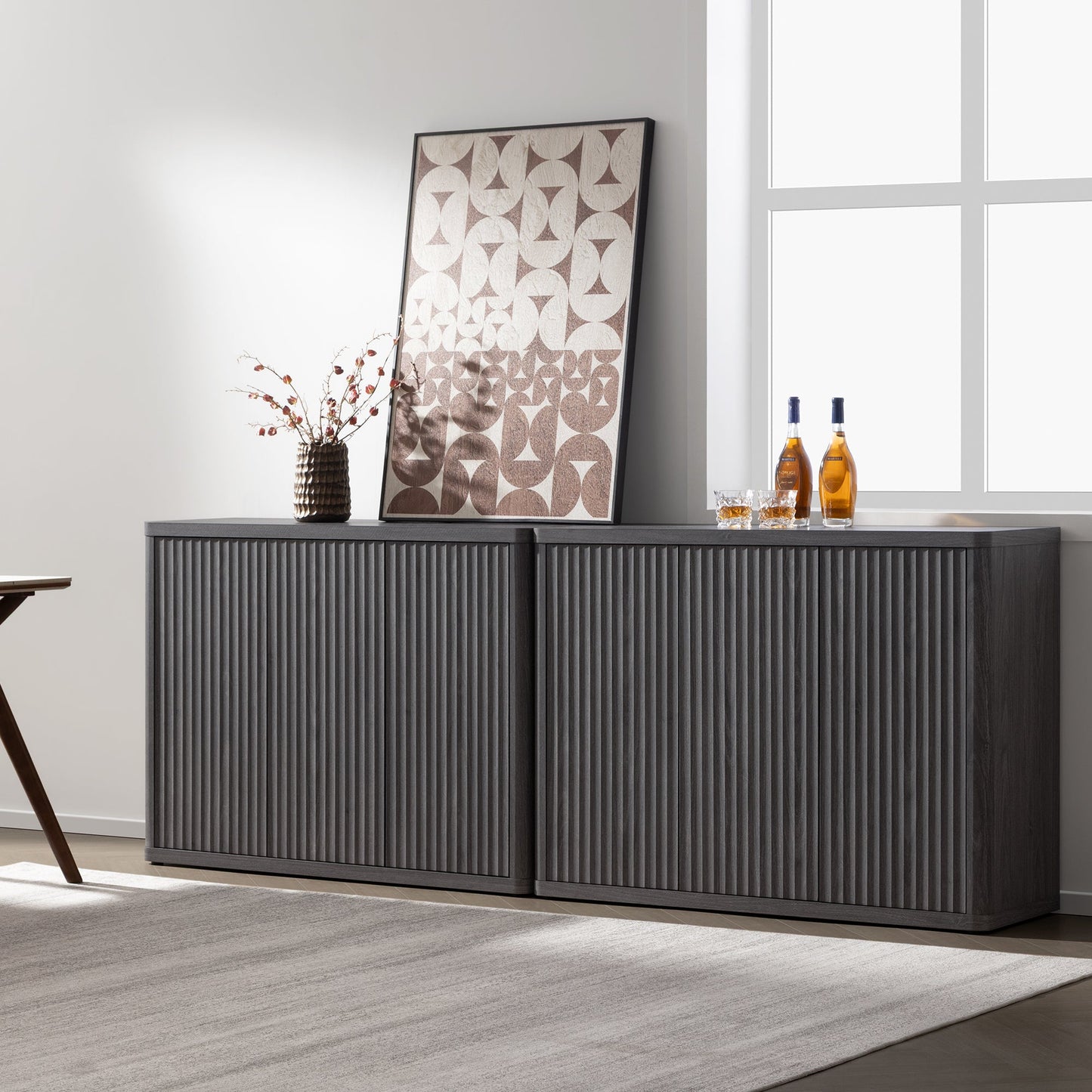 Cas TV Stand with Doors