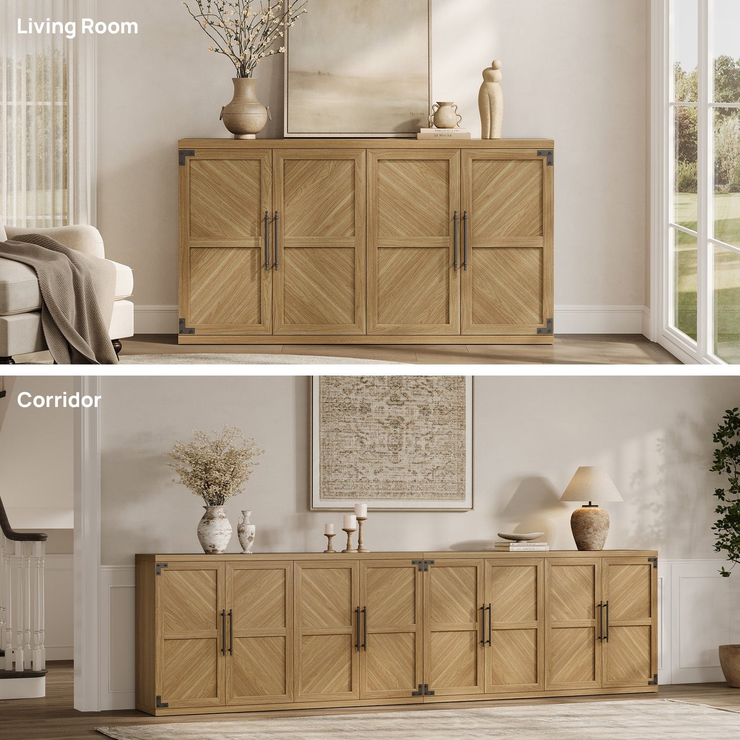 Willow Sideboard with 4 Doors