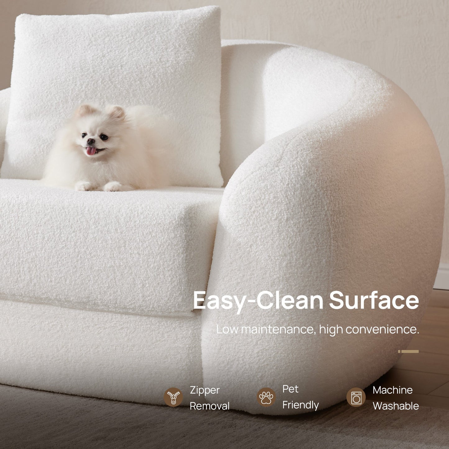 Nimbus White Sofa Couch