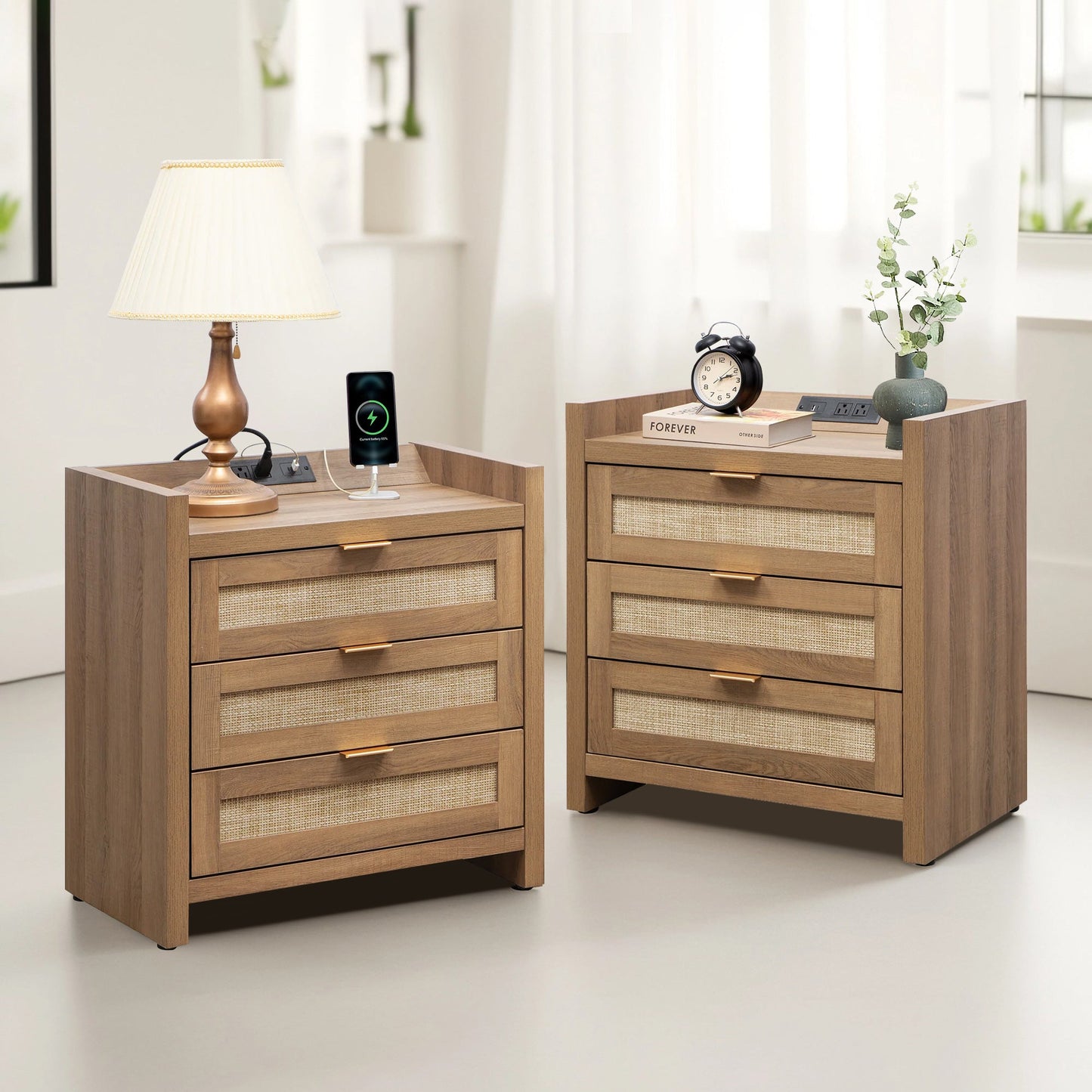 Savanna 3 Drawers Nightstand