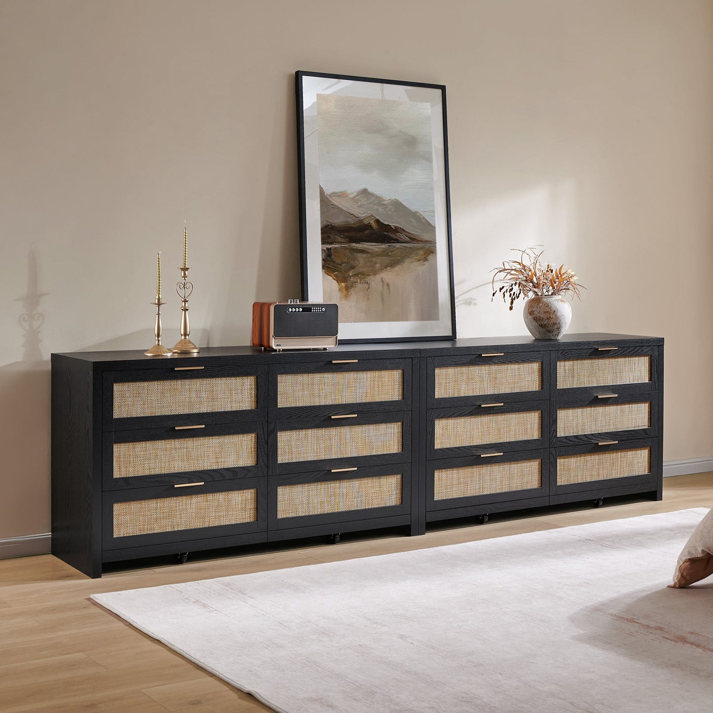 Savanna Dresser and Nightstands Bedroom Set