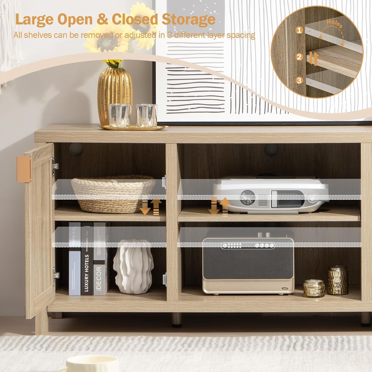 Savanna TV Stand for Entryway