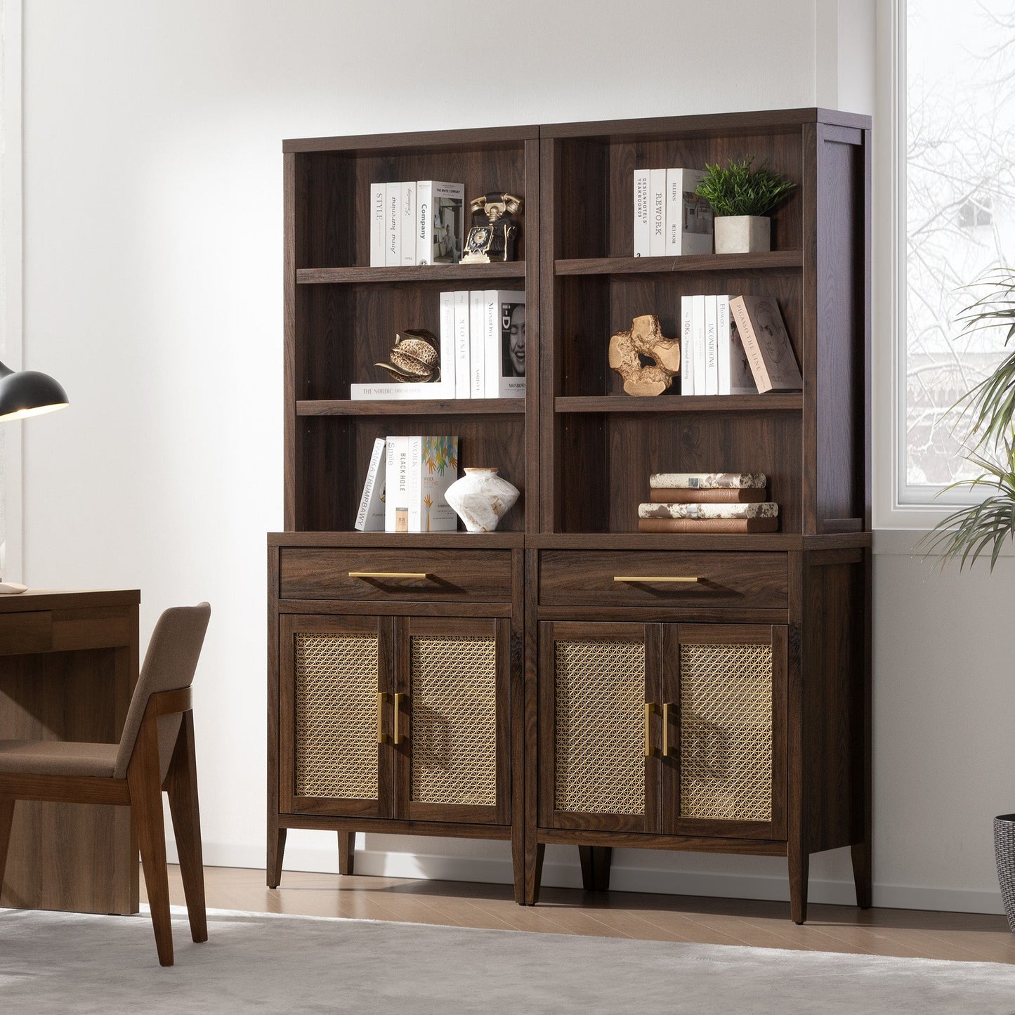 Andy Bookcase with Doors