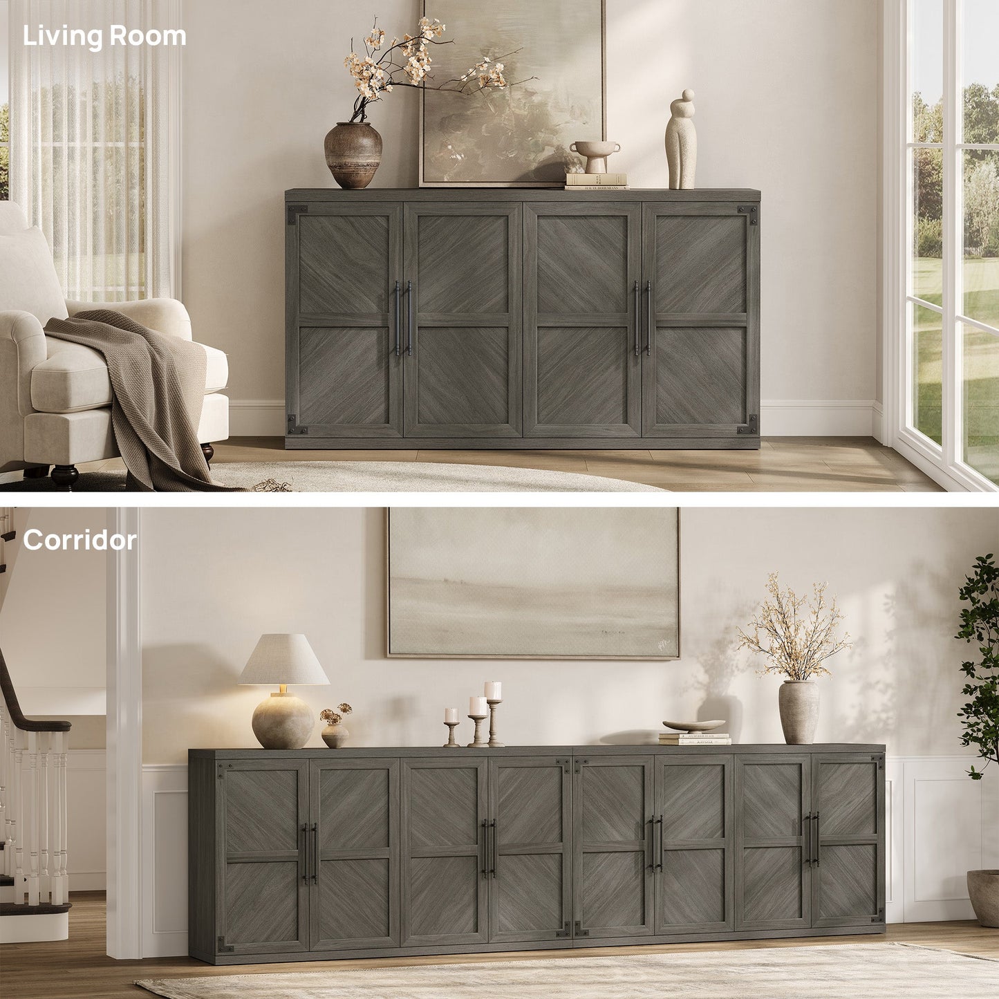 Willow Sideboard with 4 Doors