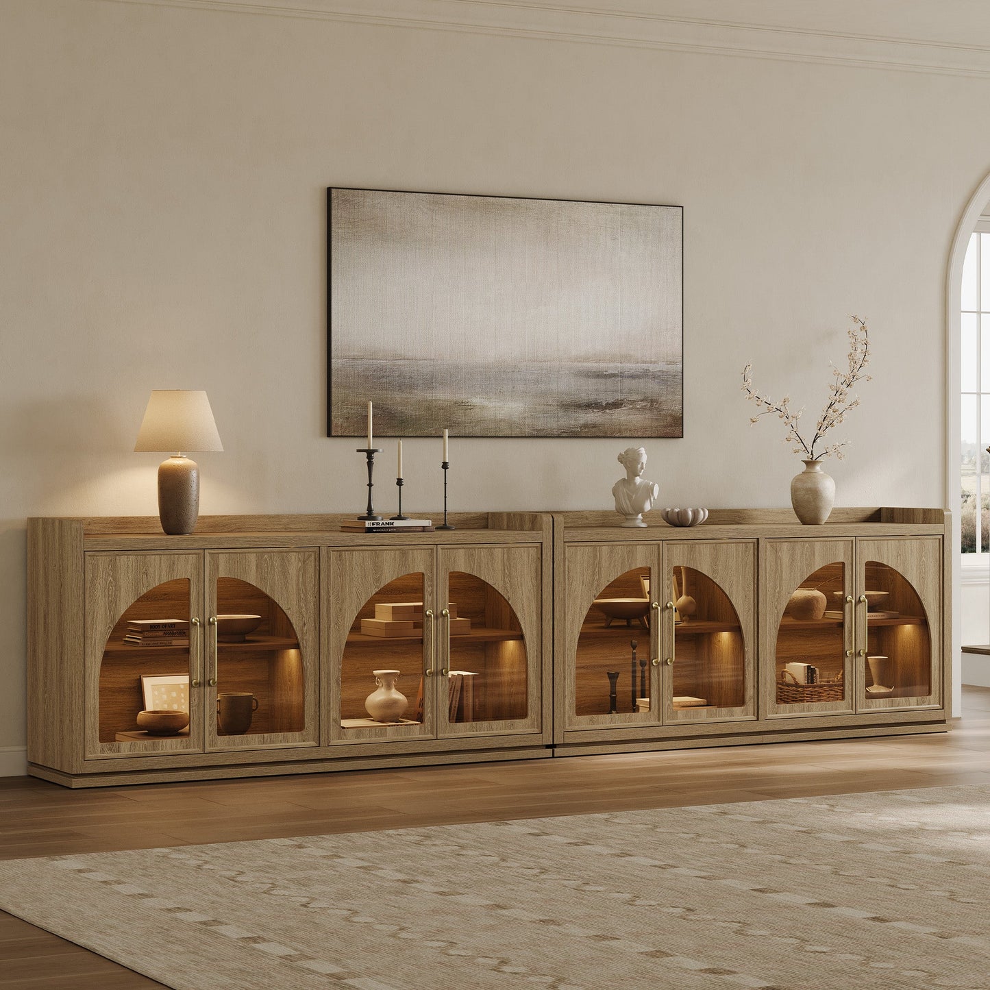 Helio Sideboard with Glass Doors