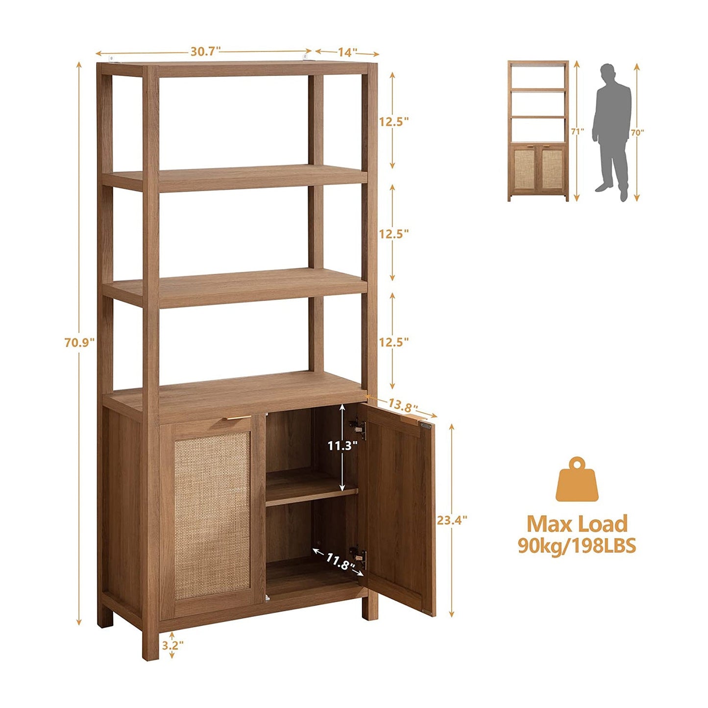 Savanna Tall Bookshelf